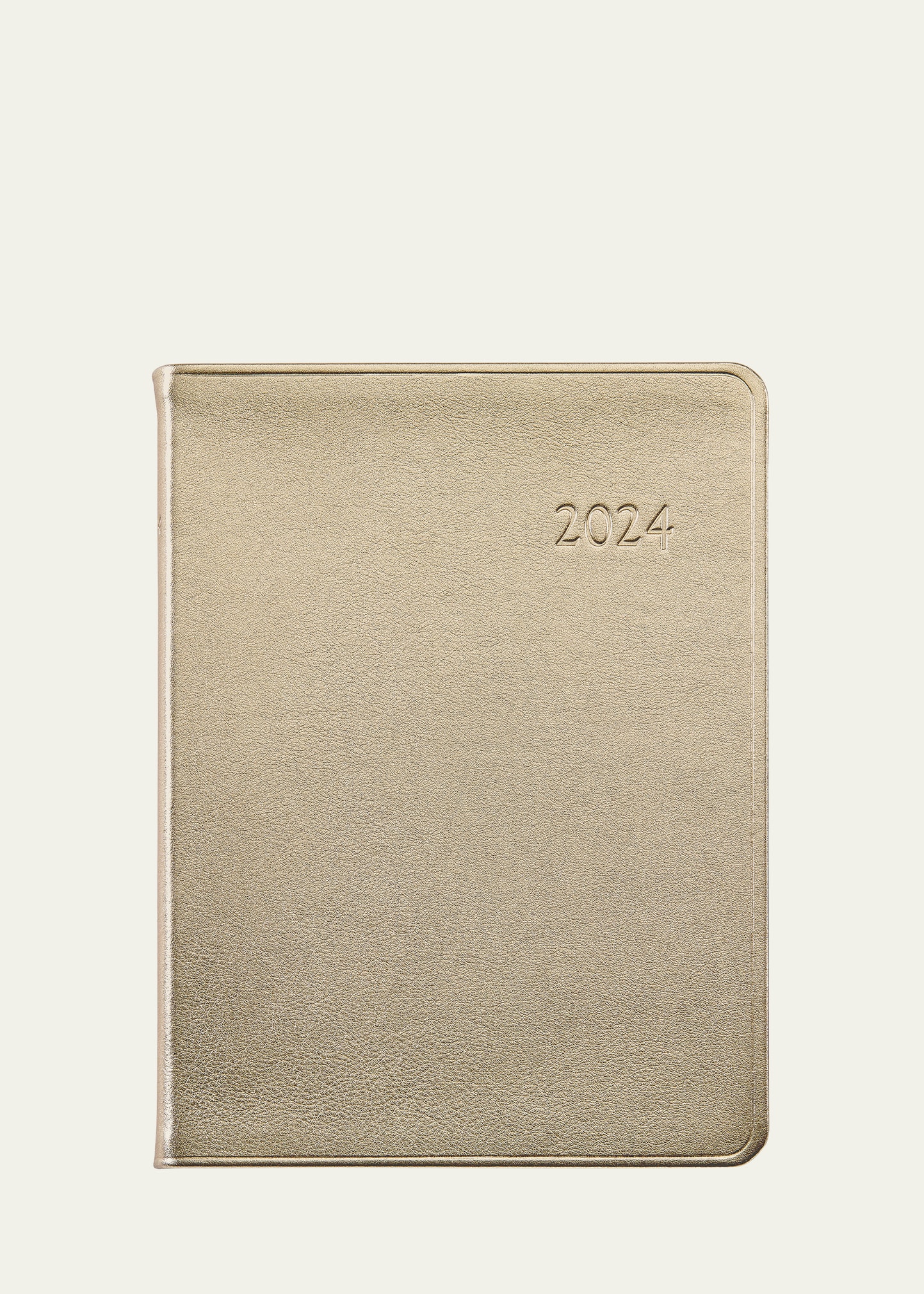 Bergdorf Goodman 2024 Desk Diary In White Gold