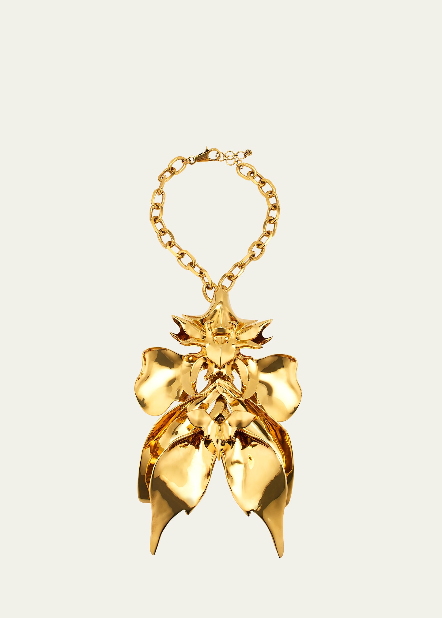 Oversized Orchid Necklace