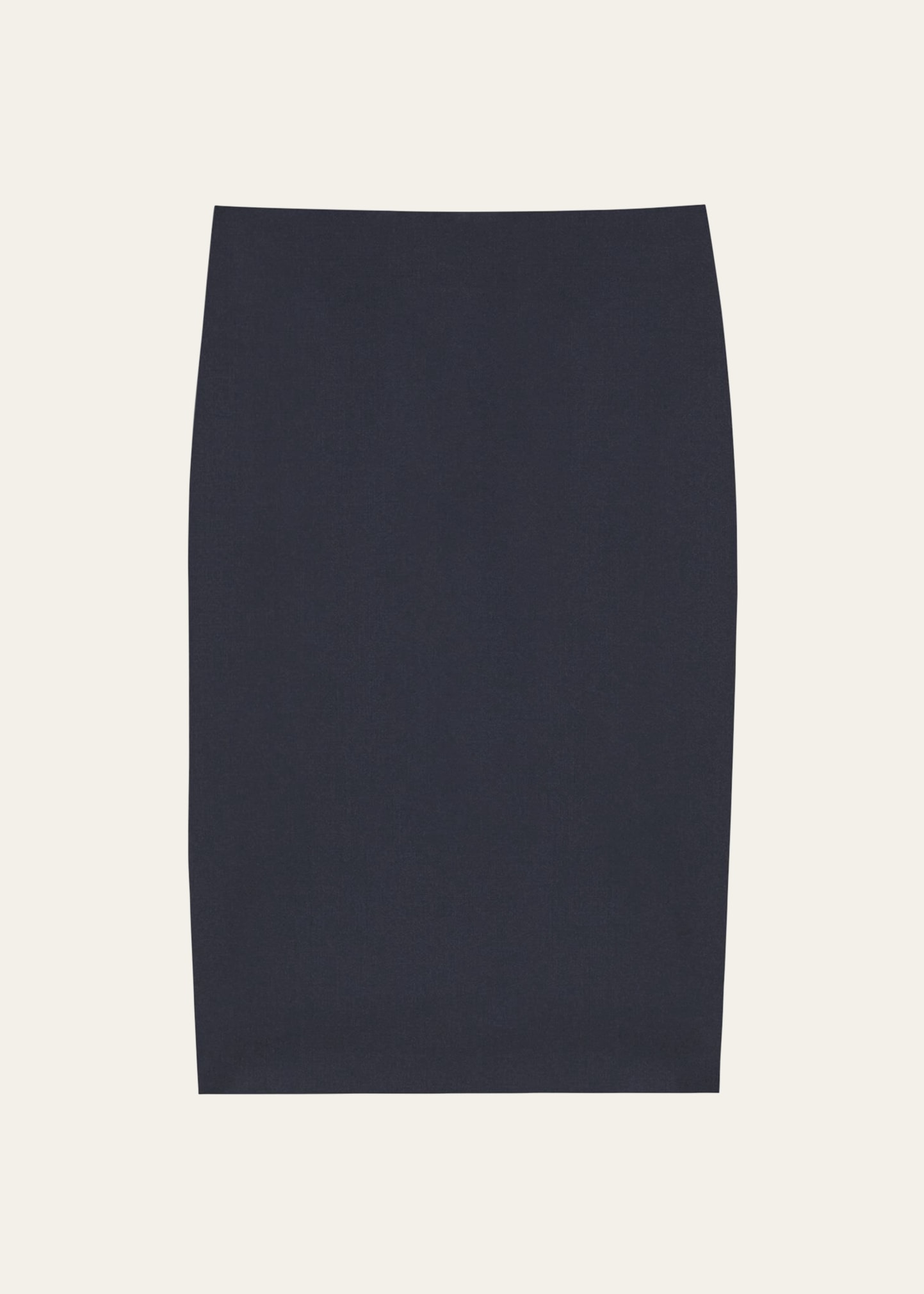 Theory Pencil Skirt In Good Wool In Black