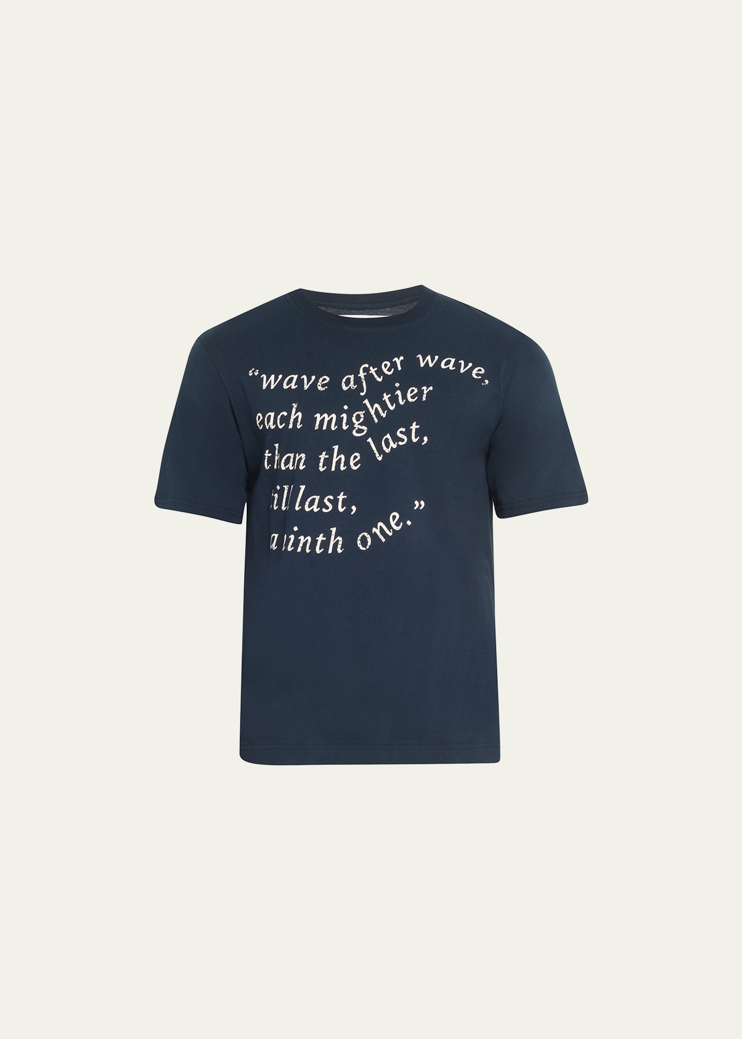 S.S. DALEY Men's Jersey Waves Quote T-Shirt