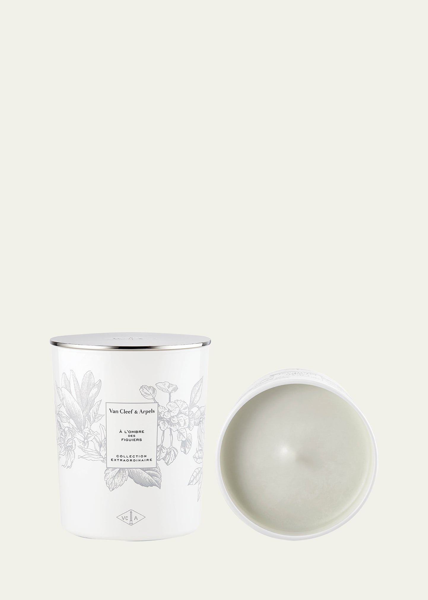 Van Cleef & Arpels À L'ombre Des Figuiers Candle, 200 G In White