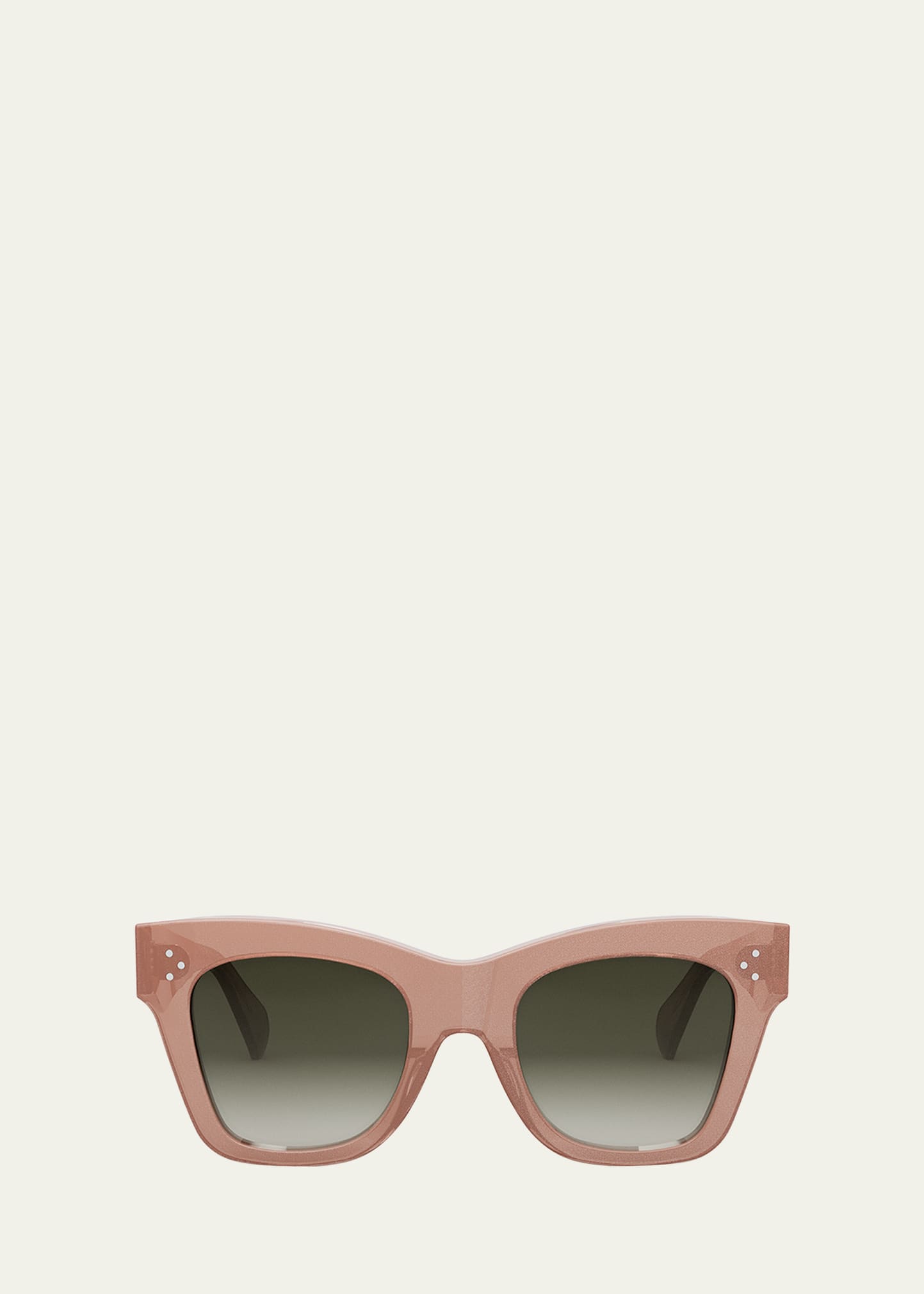 CELINE GLITTERY BOLD ACETATE CAT-EYE SUNGLASSES