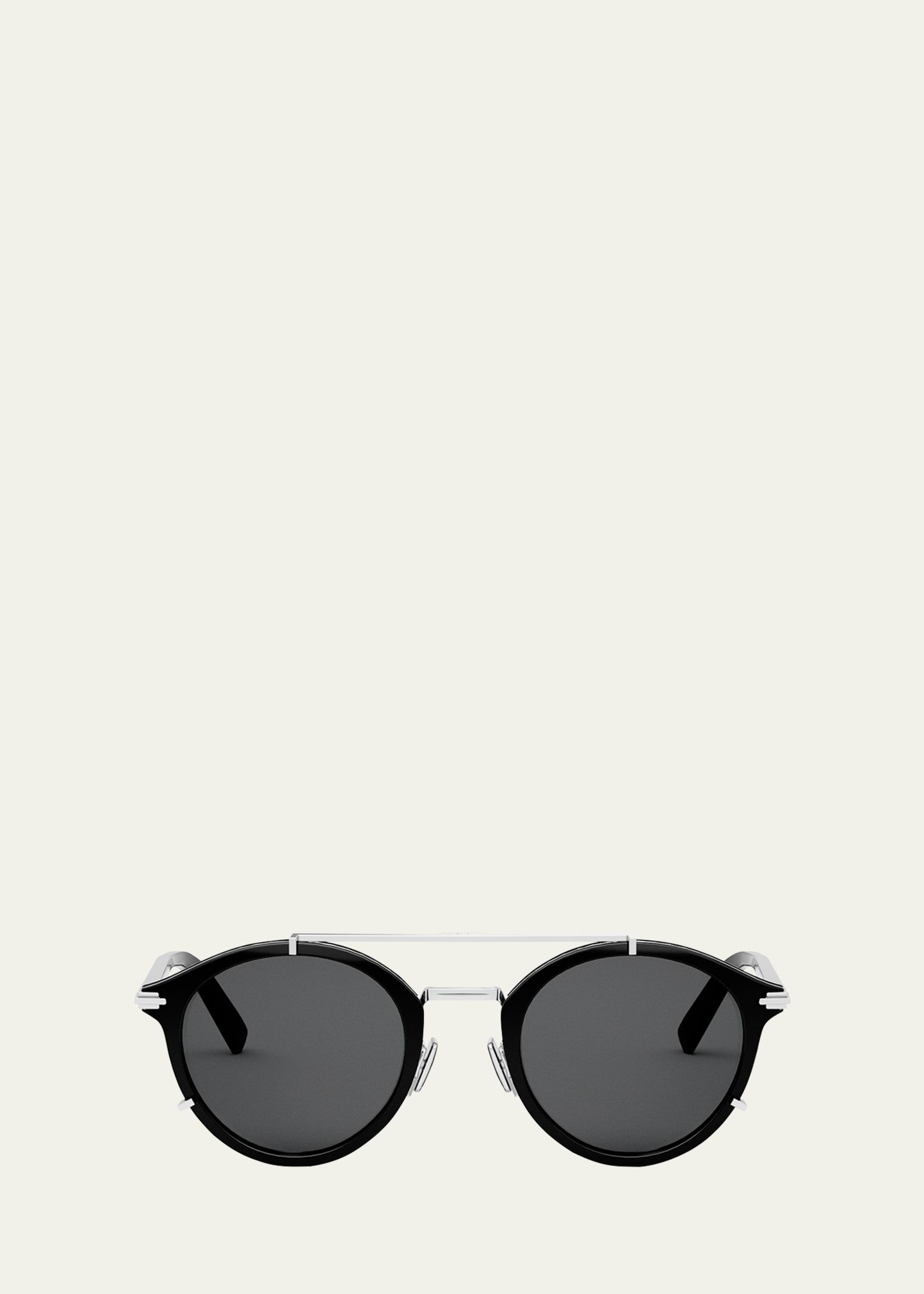 Shop Dior Blacksuit R7u Sunglasses In Shiny Black / Sm
