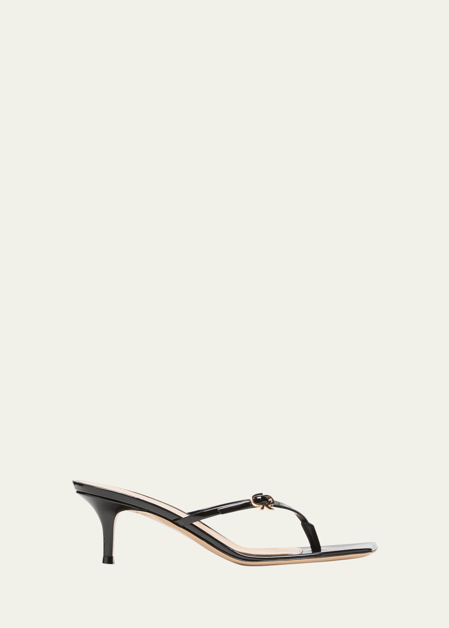 GIANVITO ROSSI RIBBON THONG 55 SANDALS