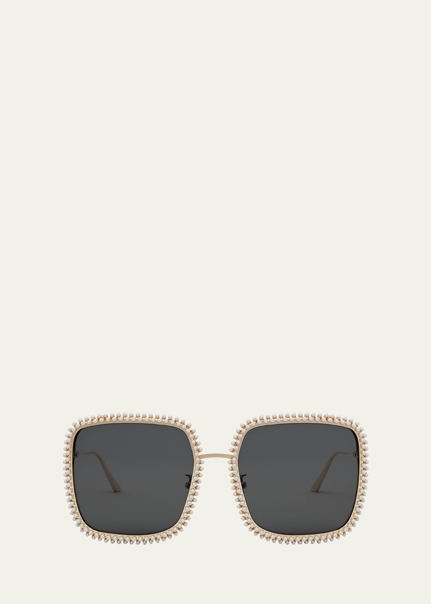 Dior S2u Square Sunglasses, 59mm In White/gray Solid