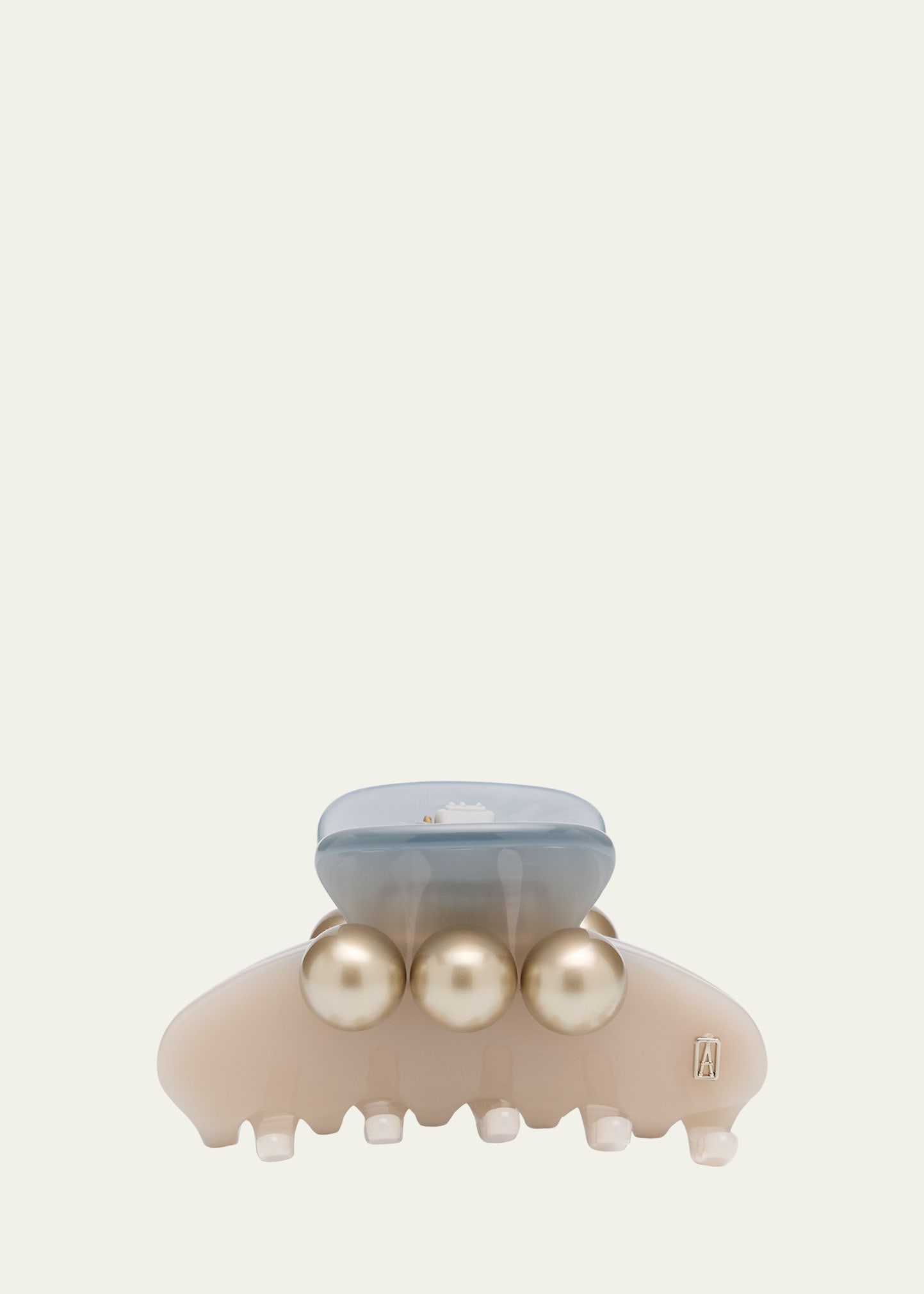 Alexandre De Paris Gradient Pearly Claw Clip In Neutral