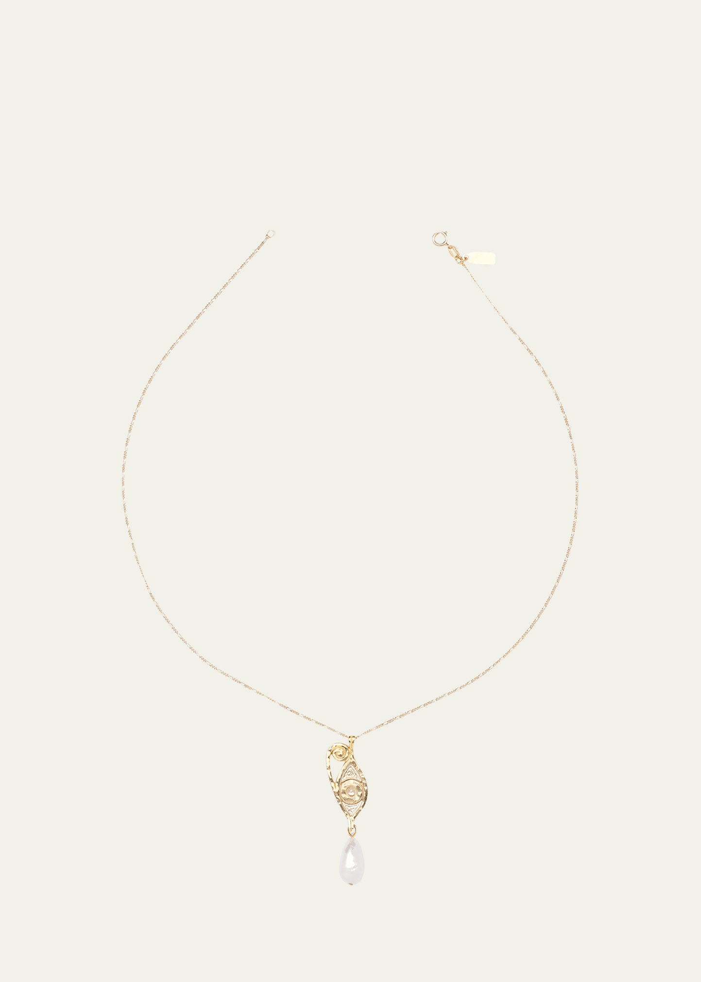 14K Yellow Gold Ayla Pearl Necklace