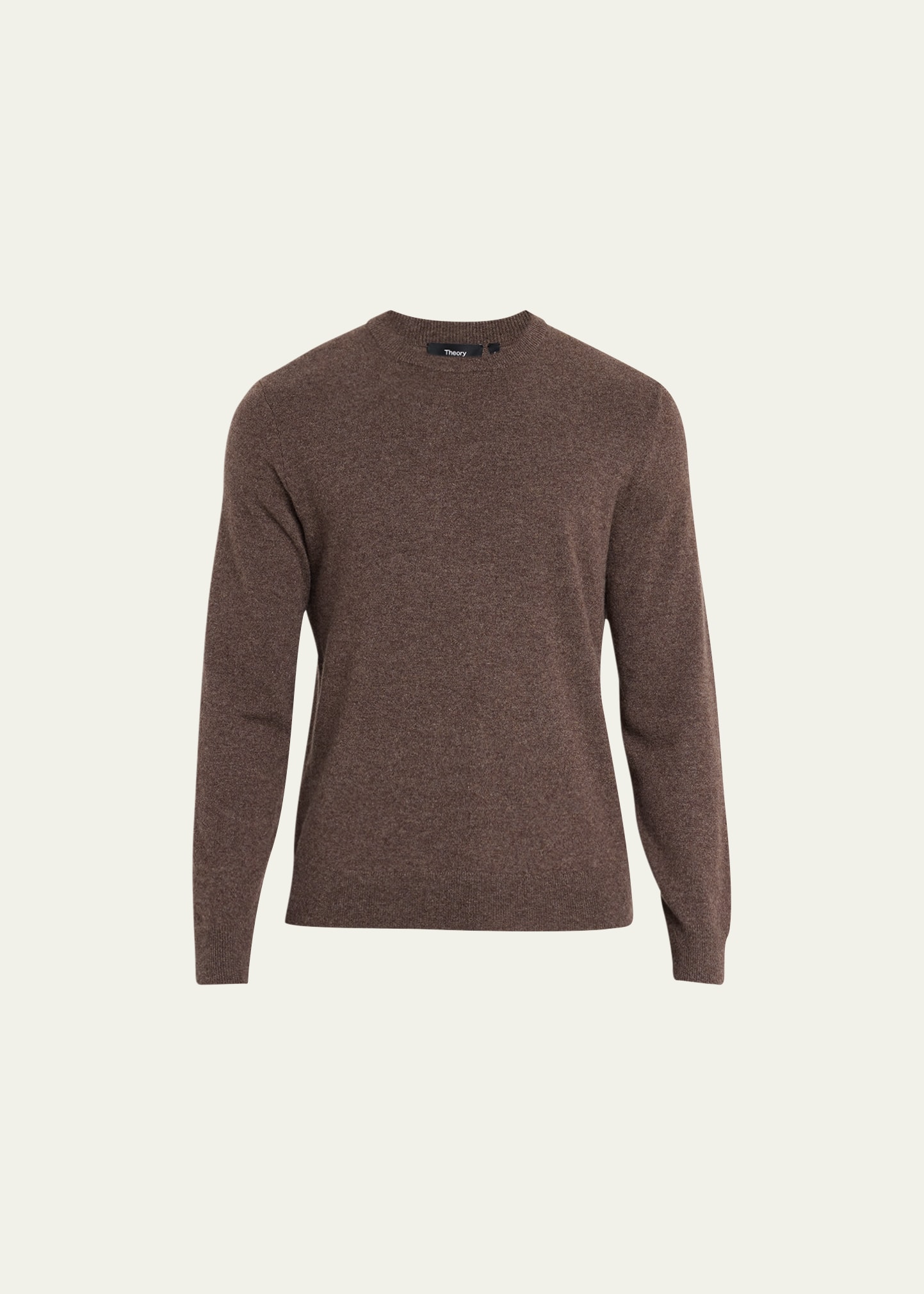 Theory Hilles Crewneck Sweater In Cashmere In Pt Heather