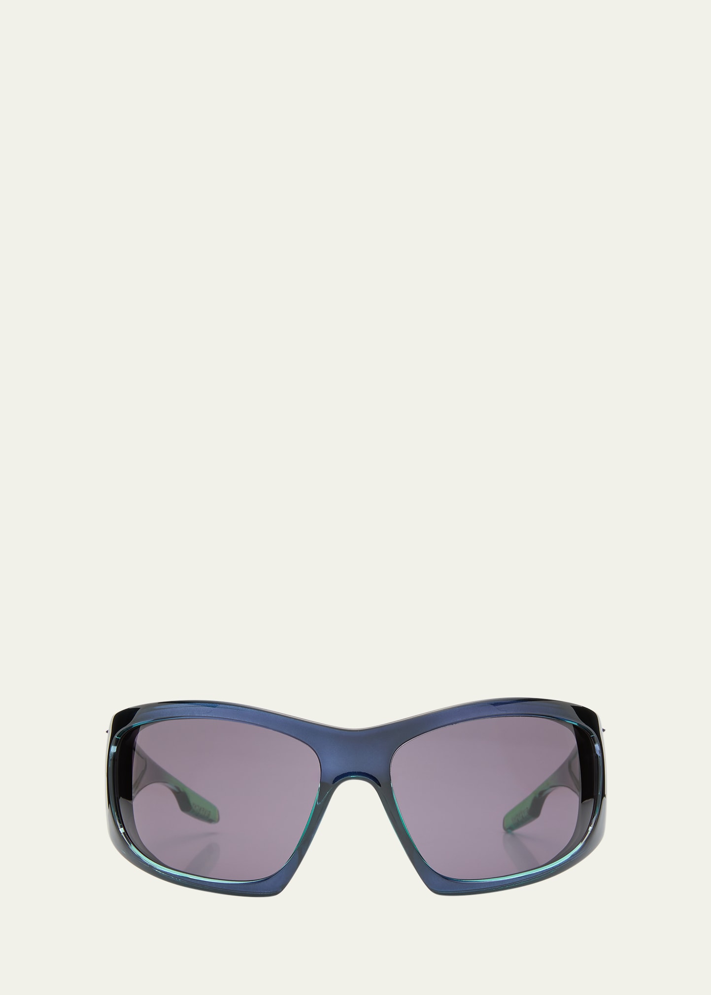 Givenchy Givcut Acetate Wrap Sunglasses In Multi