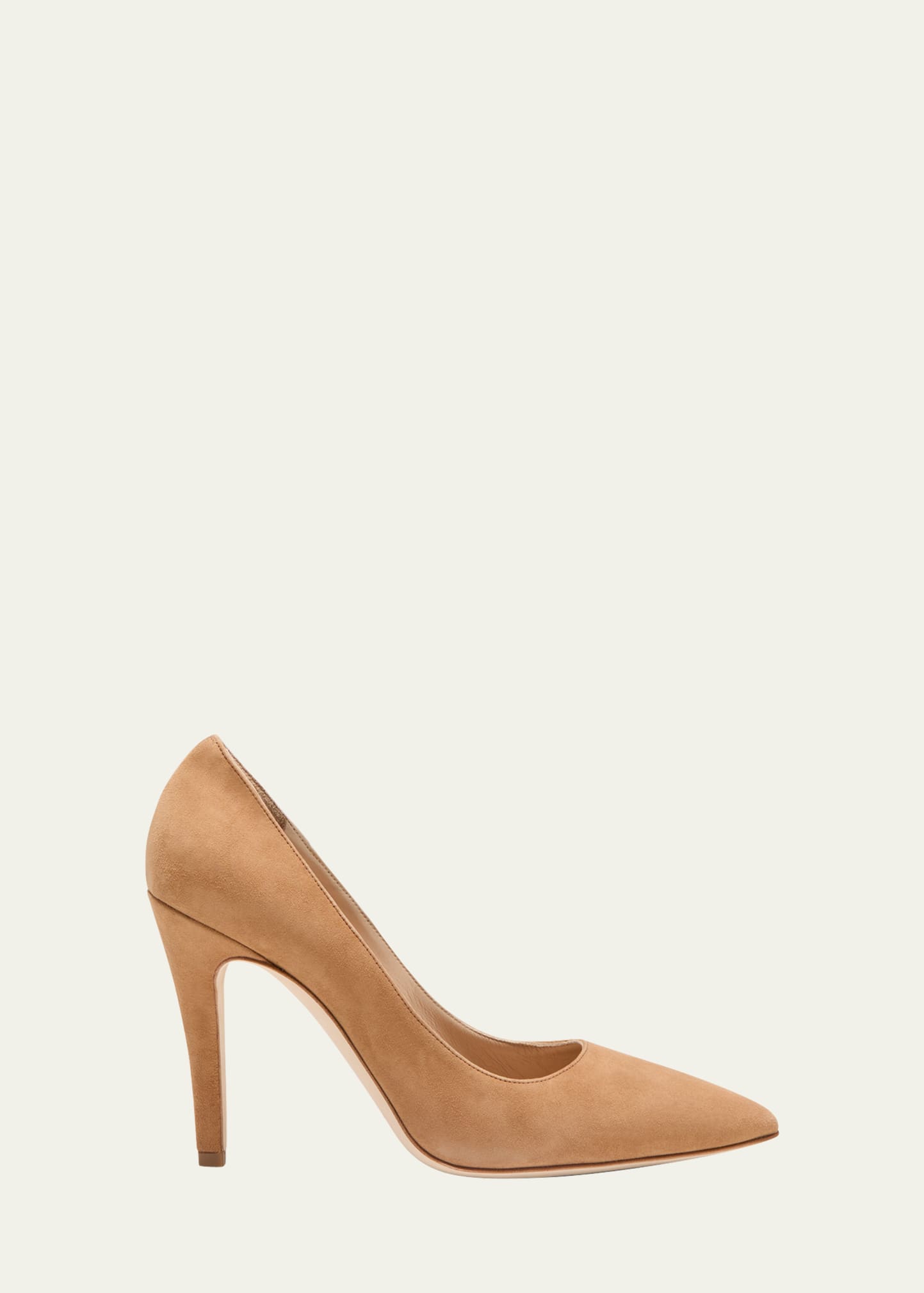 MANOLO BLAHNIK NELIRAPLA SUEDE STILETTO PUMPS