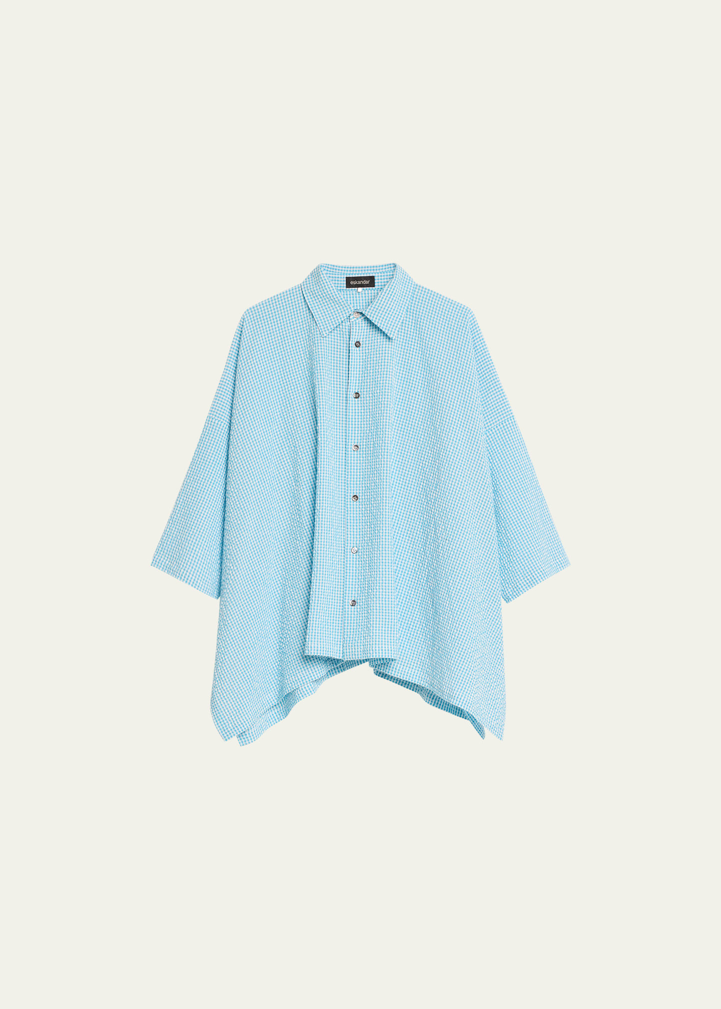 DPS Short-Sleeve Shirt With Collar (Mid Plus Length)