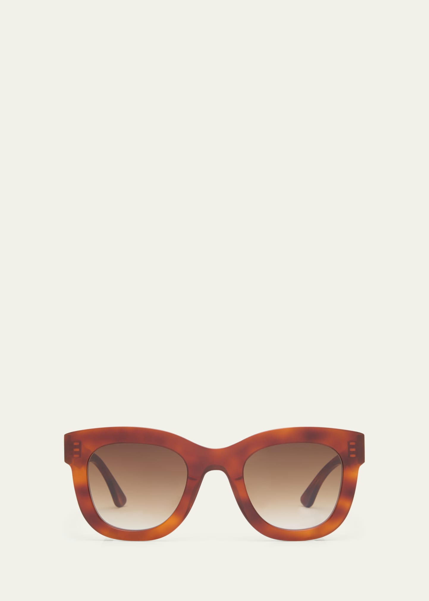 Thierry Lasry Gambly 053 Acetate Cat-eye Sunglasses In Camel/smk