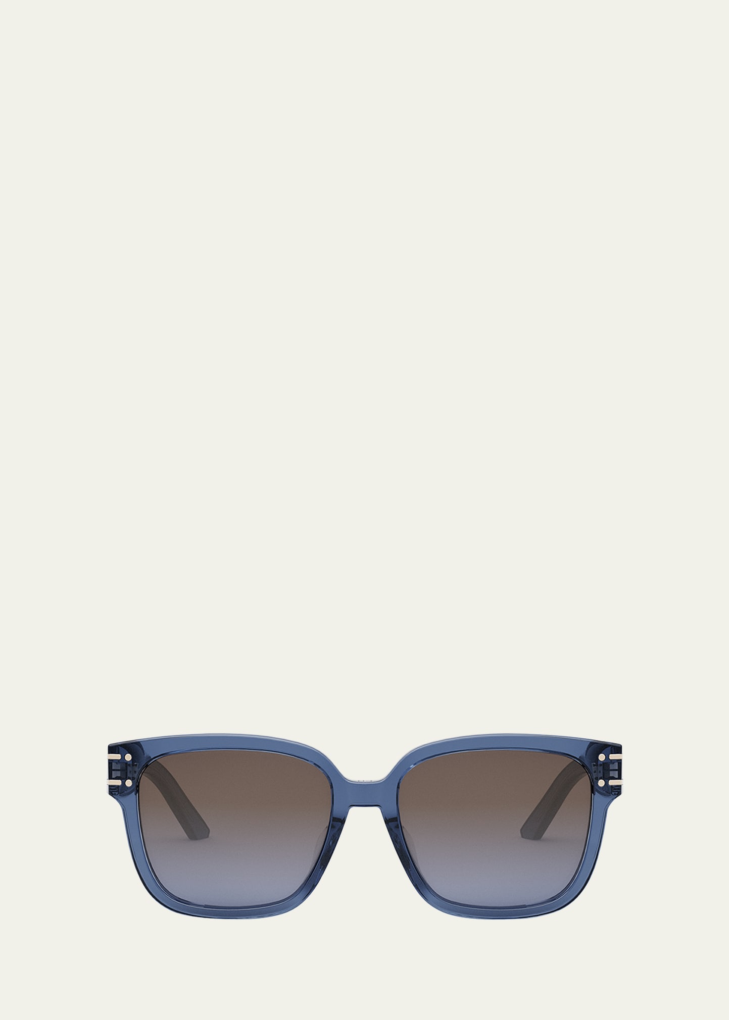 Shop Dior Signature S7f Sunglasses In Shiny Blue Bordea