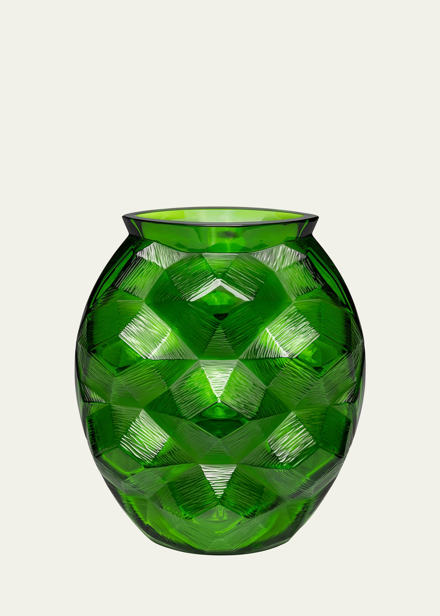 Shop Lalique Turtle 10.5" Vase, Amazon Green