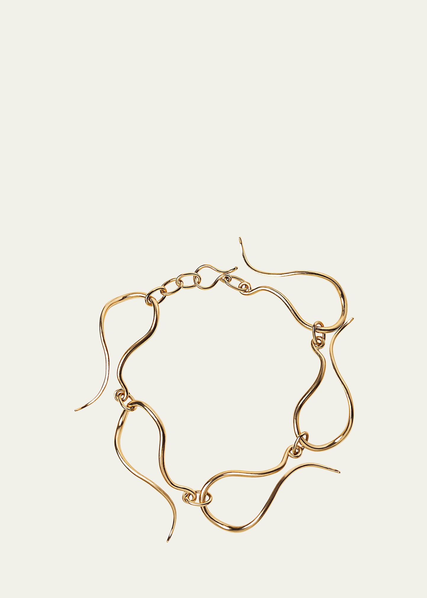 18K Gold Vermeil Root Choker Necklace