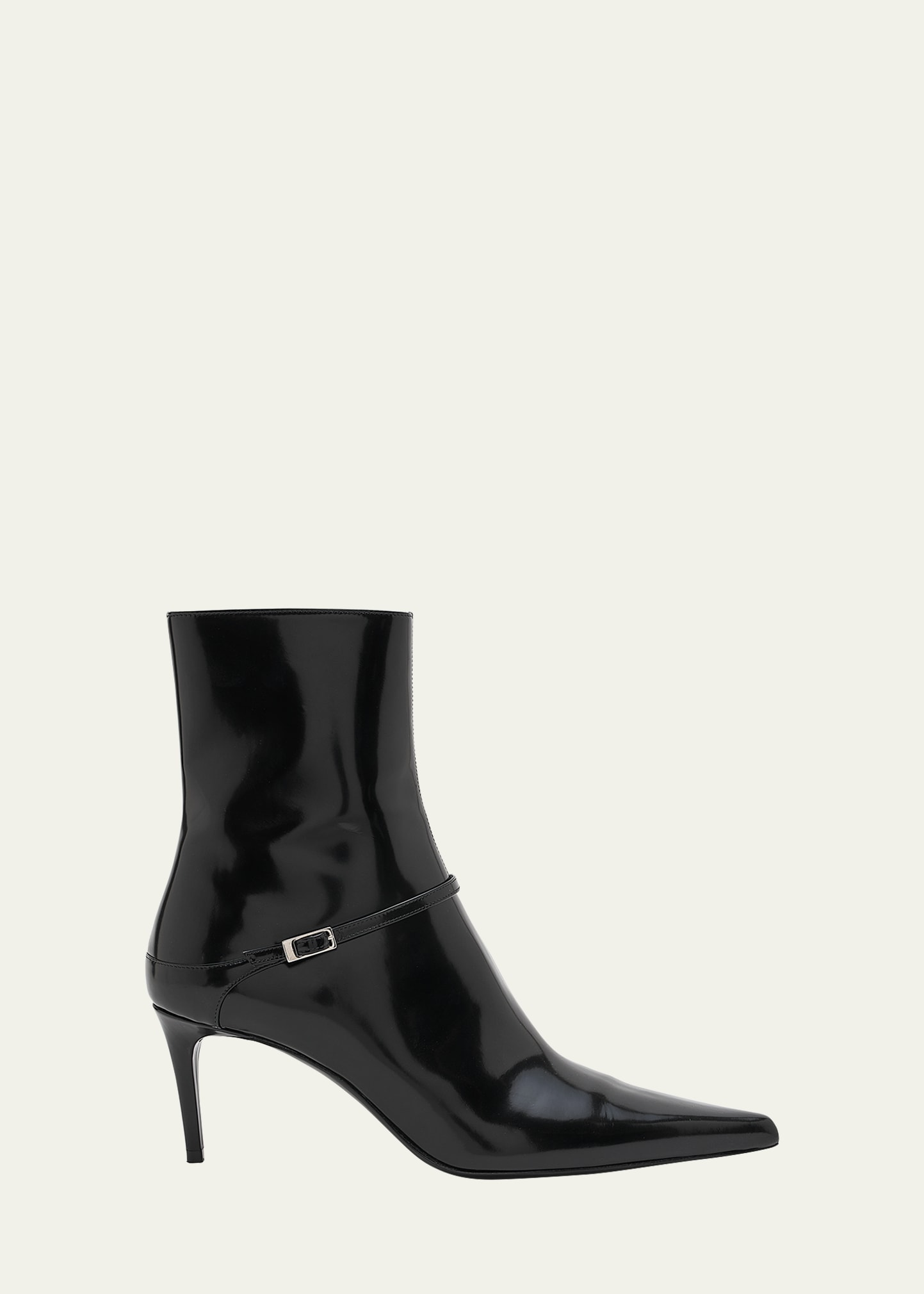 Saint laurent kitten heel boots sales