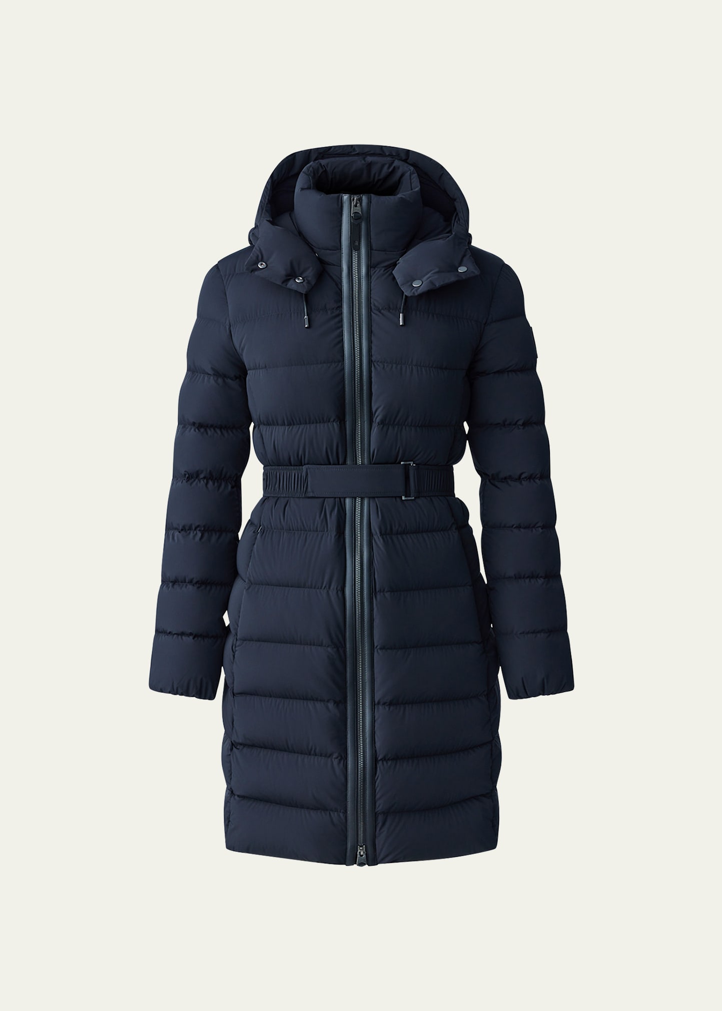 Mackage Coralia Hooded Down Puffer Coat In Black