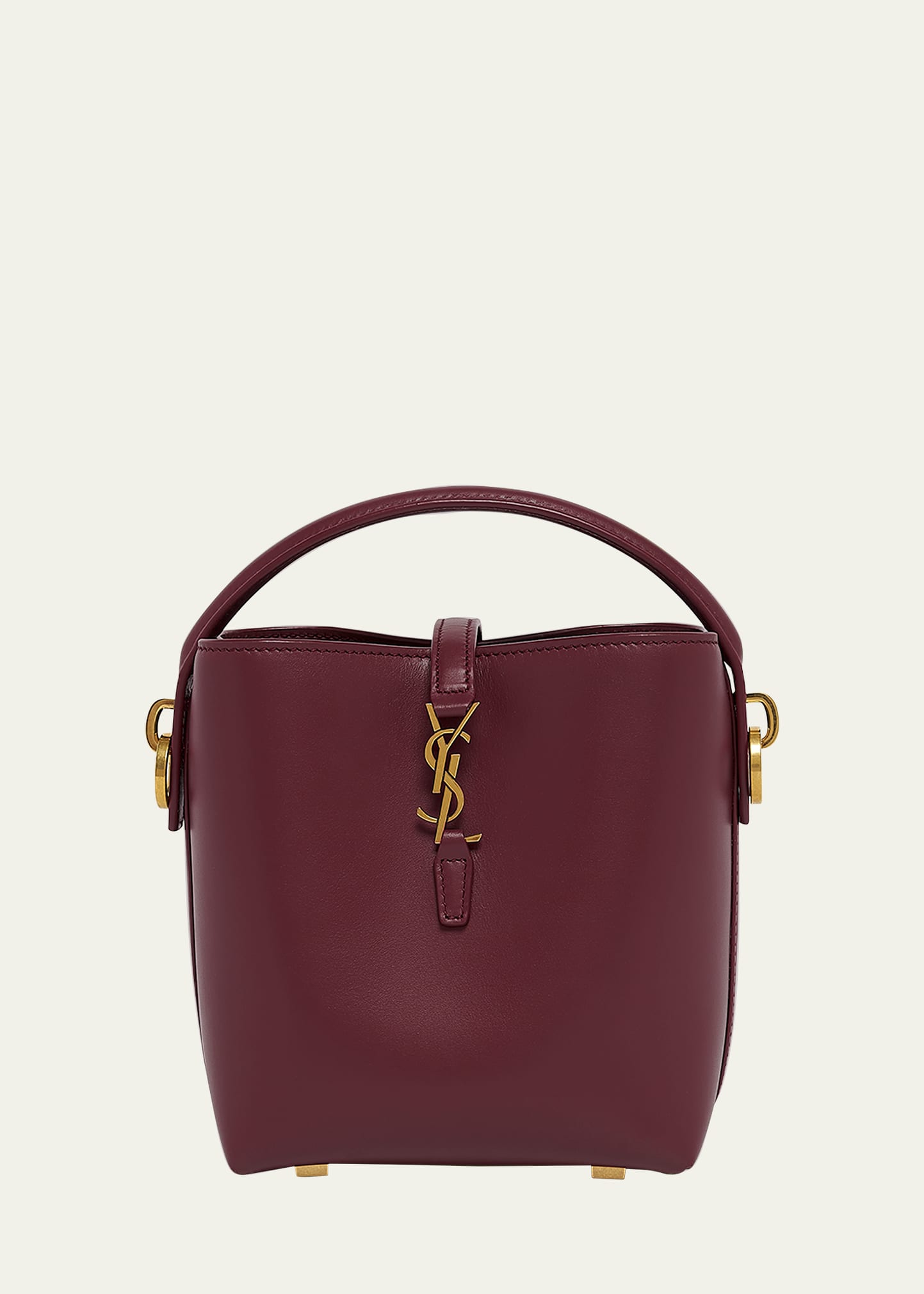 Le 37 Mini YSL Bucket Bag in Smooth Leather