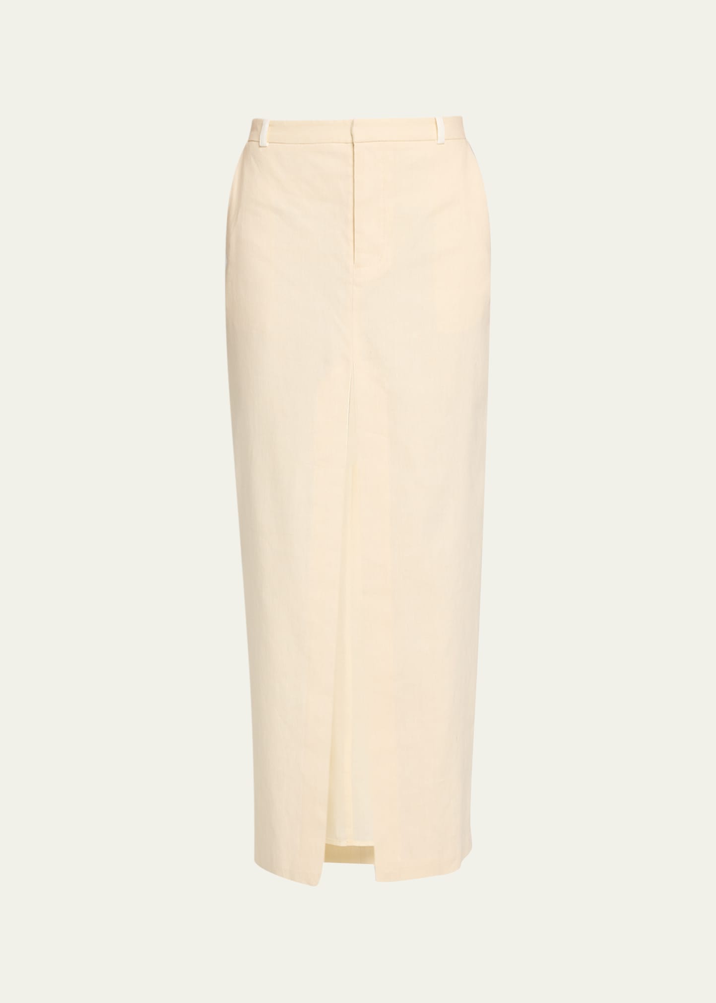 Sir Dune Column Midi Skirt In Cream