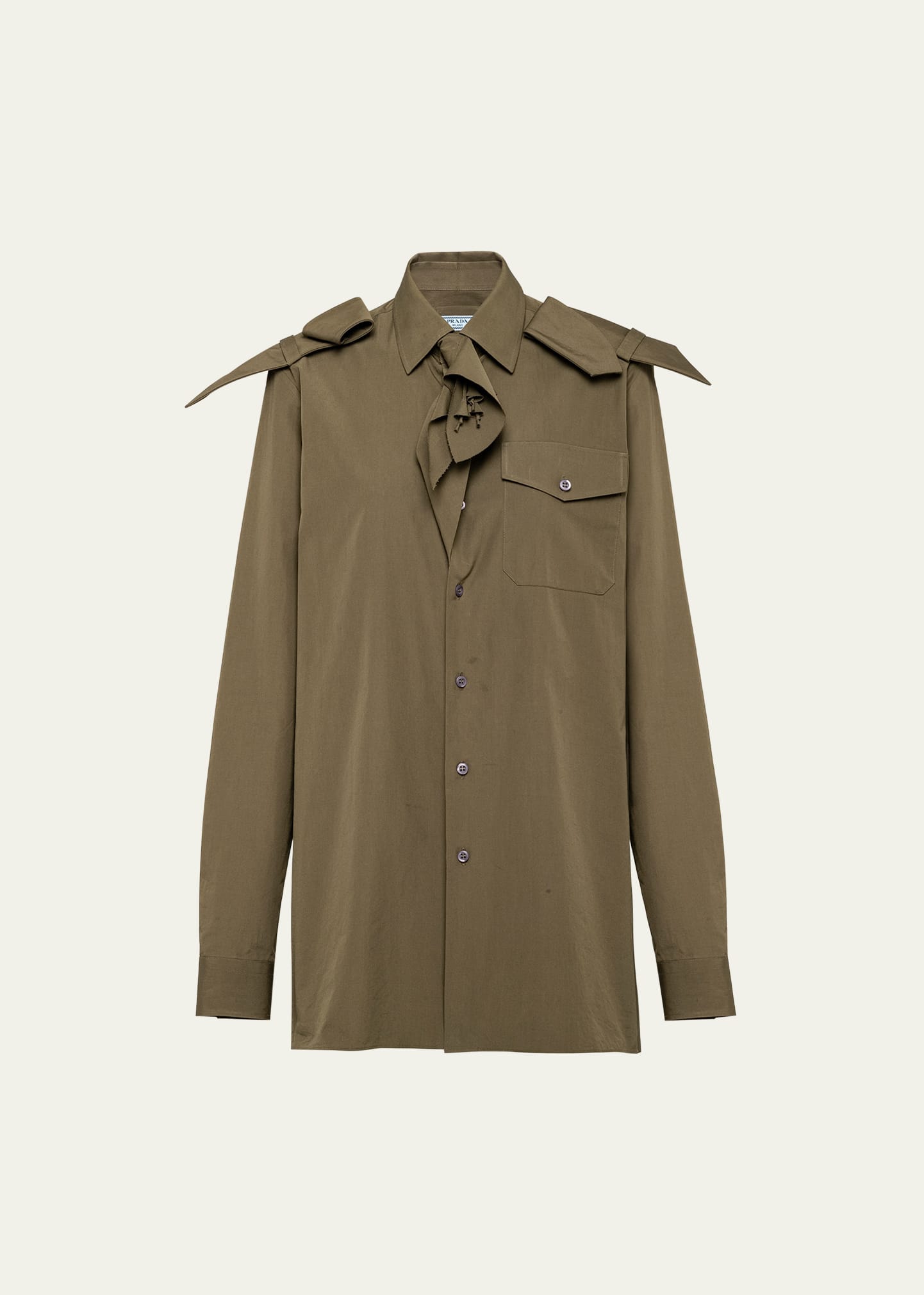 Prada Poplin Button Down Shirt