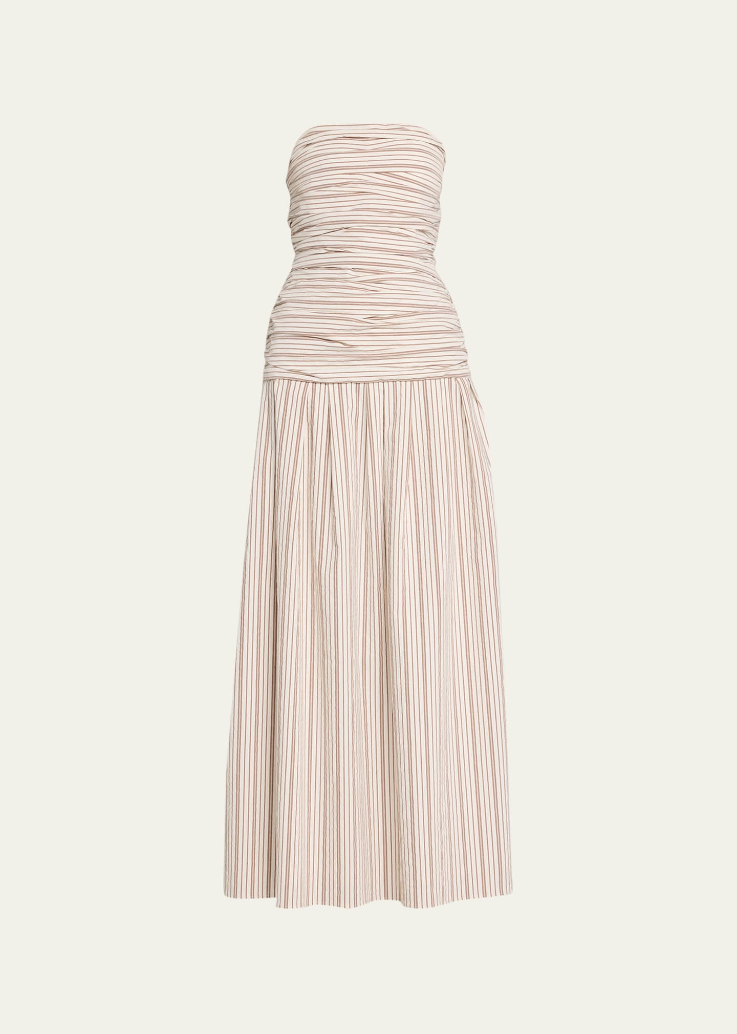 Isadora Striped Drop Waist Maxi Dress