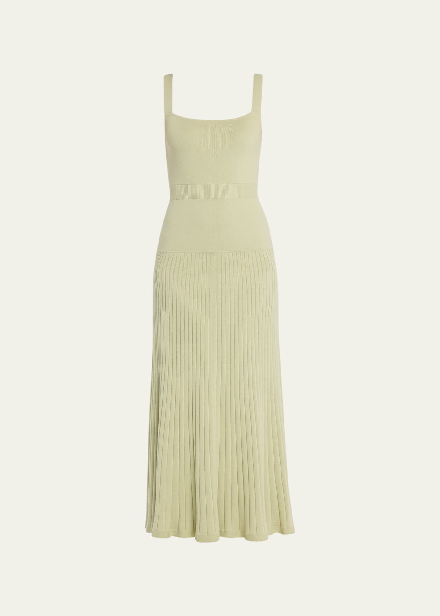Chantelle Rib-Knit A-Line Maxi Dress