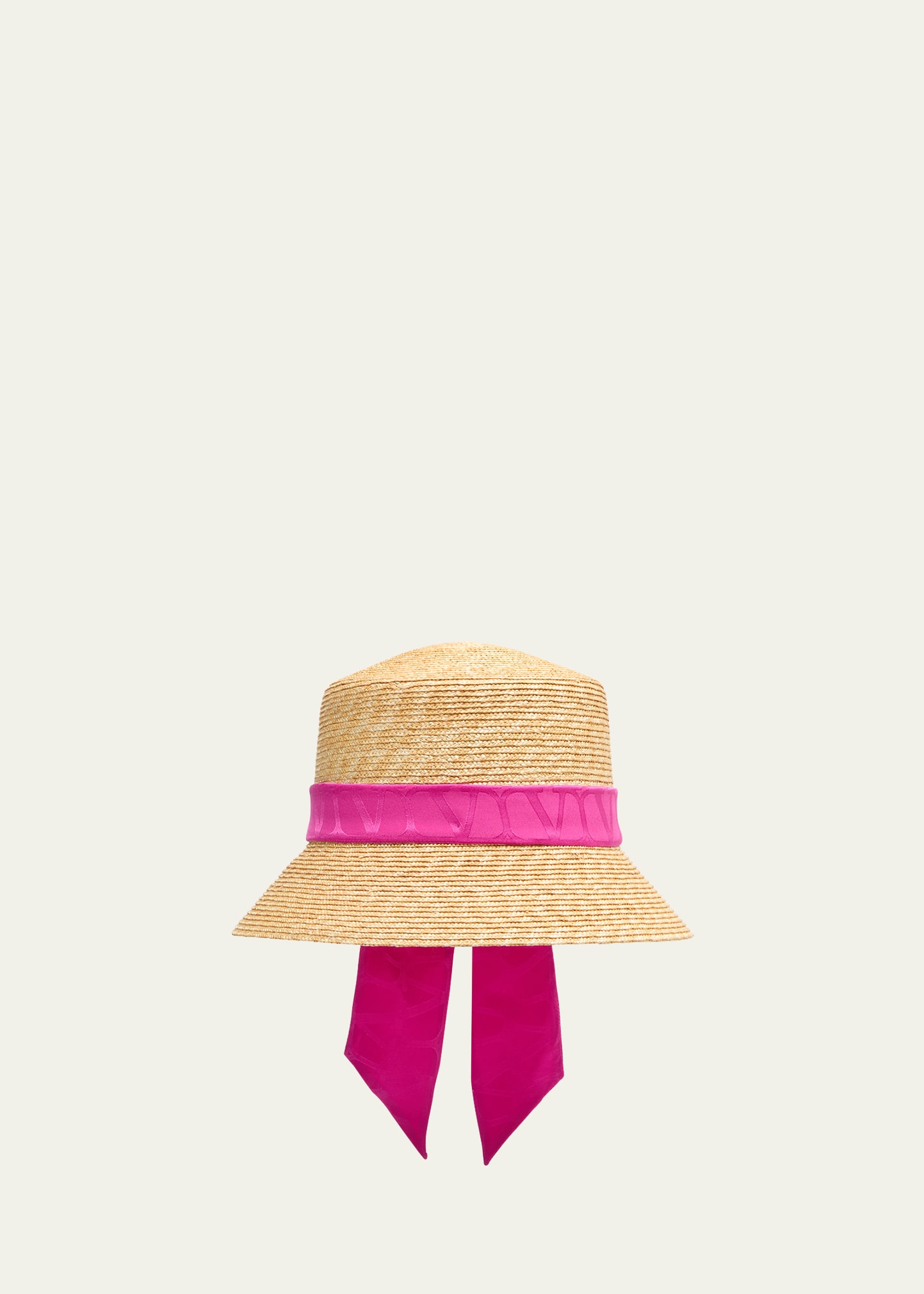Valentino Garavani Brown VLogo Beach Hat