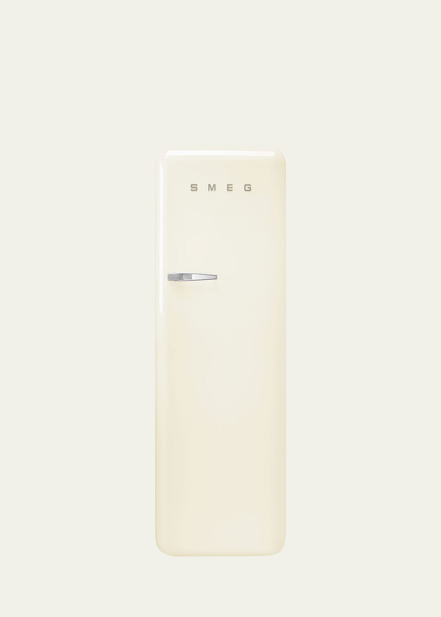 Smeg Fab28 Retro-style Refrigerator With Internal Freezer, Right Hinge In Cream