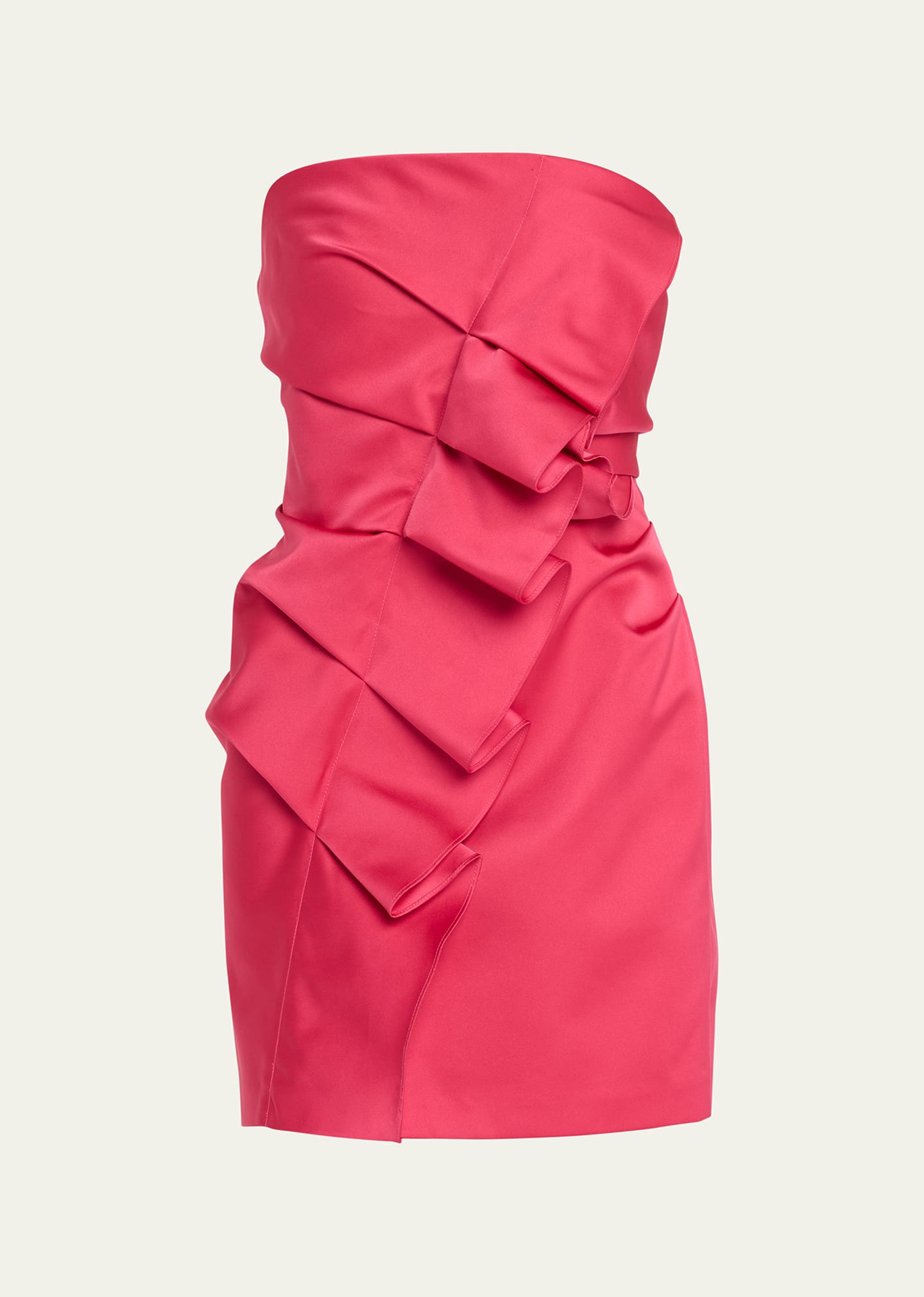 A.l.c Talita Strapless Ruffle Mini Dress In Manzanita