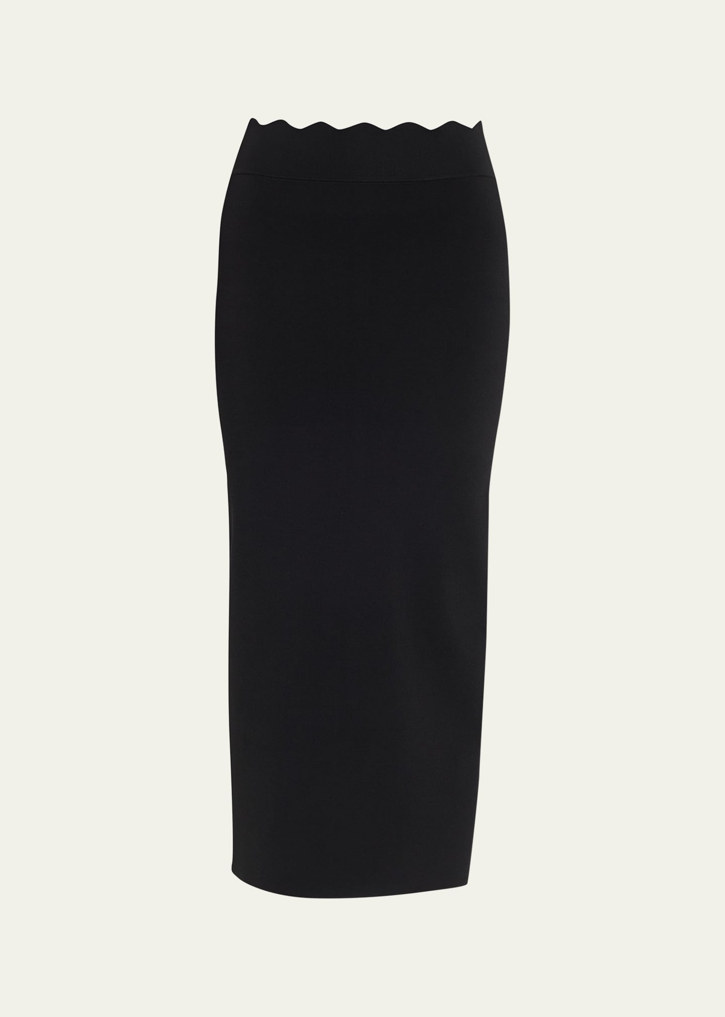 Shop A.l.c Quincy Stretch-knit Midi Skirt In Black