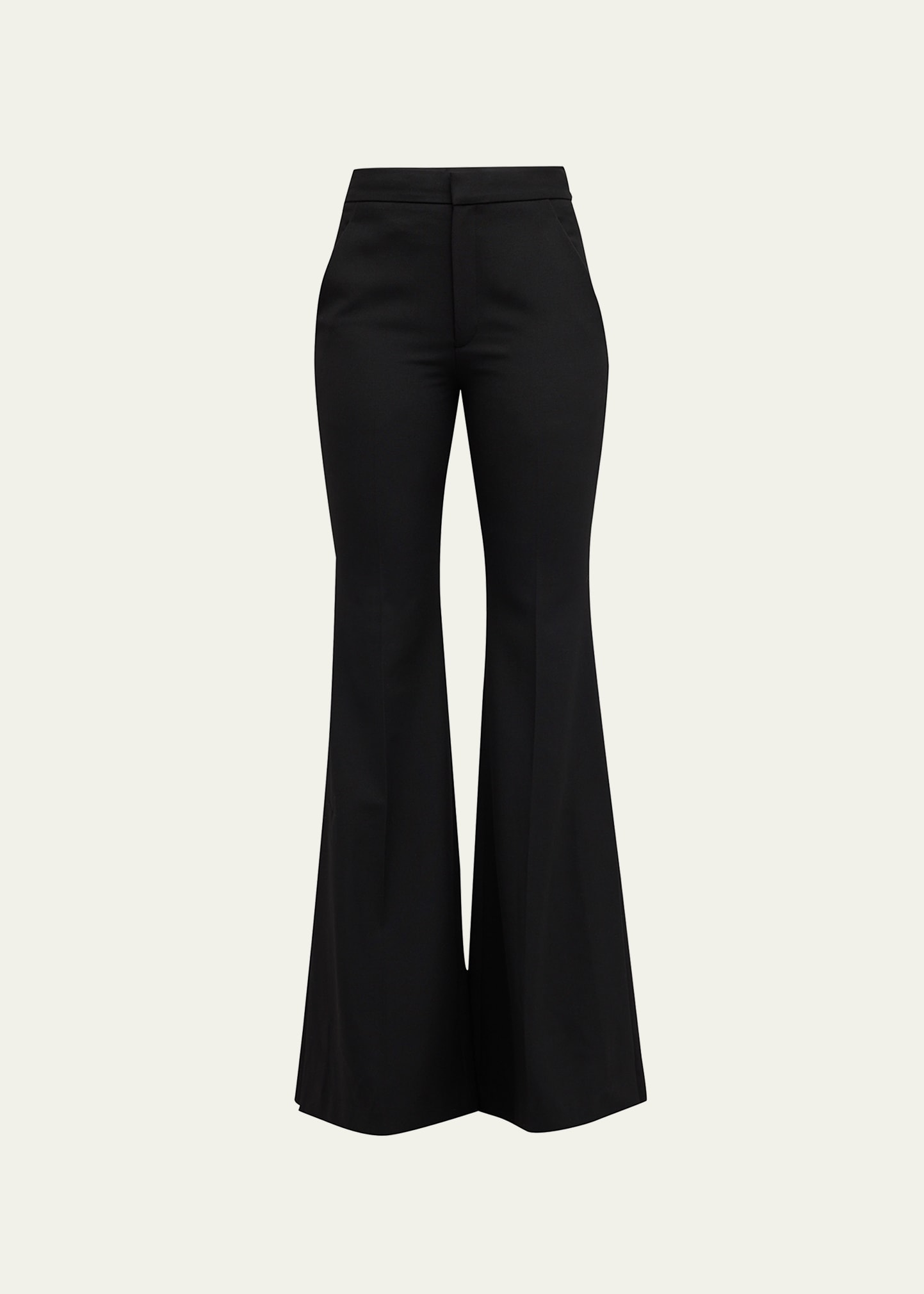 Shop A.l.c Anders Tailored Flare Pants In Black