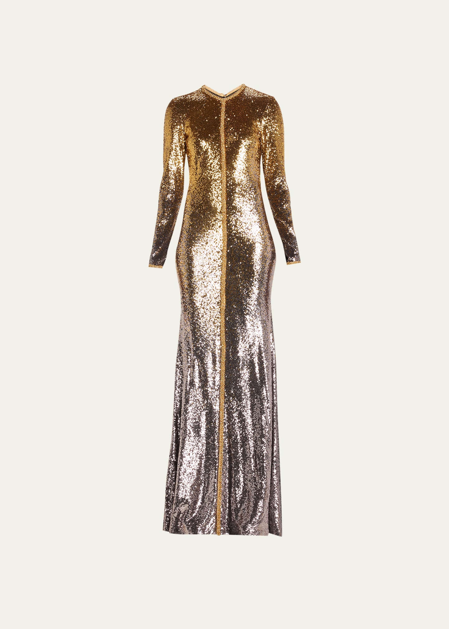 Ombre Sequin Gown