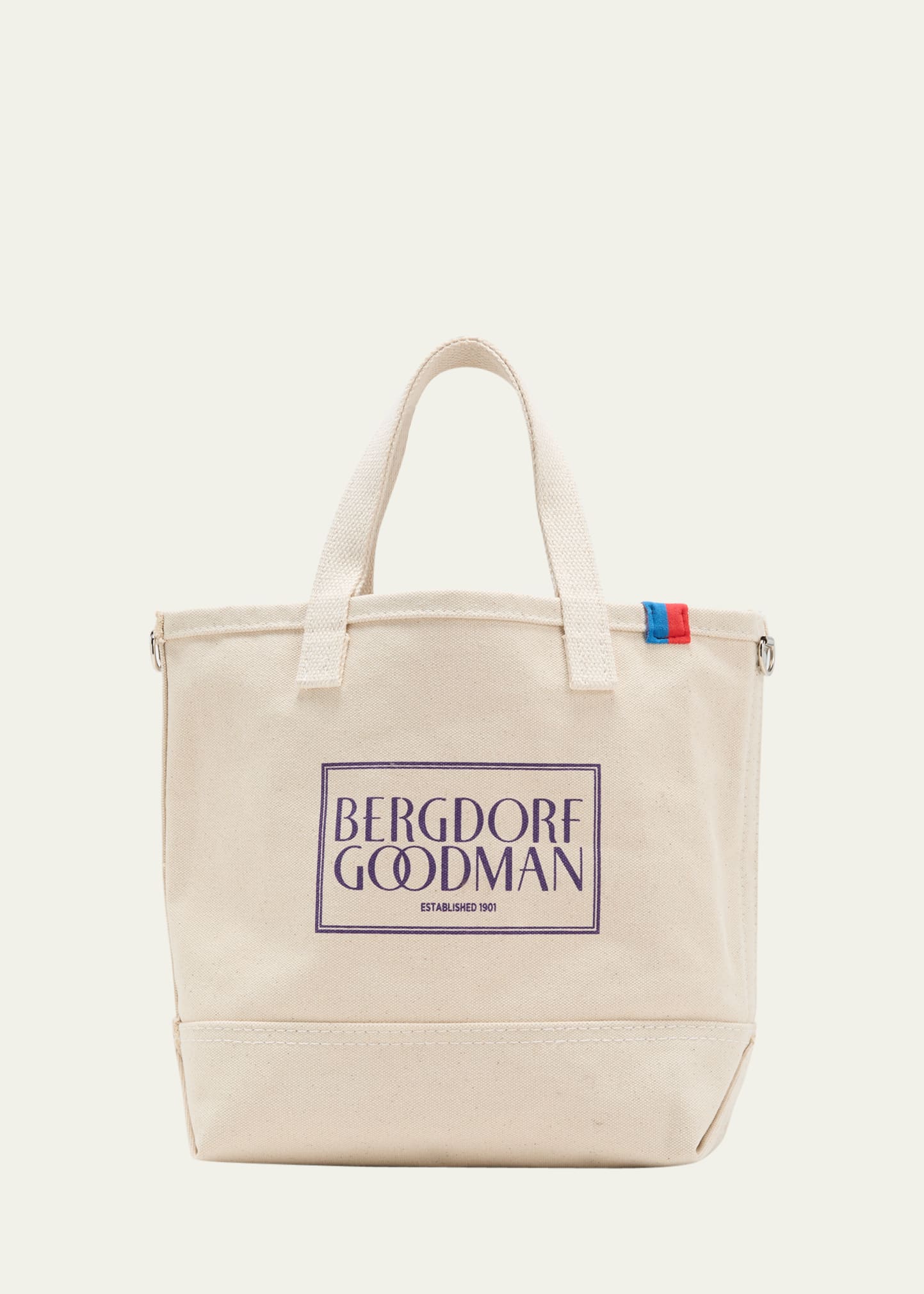 Kule Bergdorf Goodman Canvas Tote Bag In Lavender
