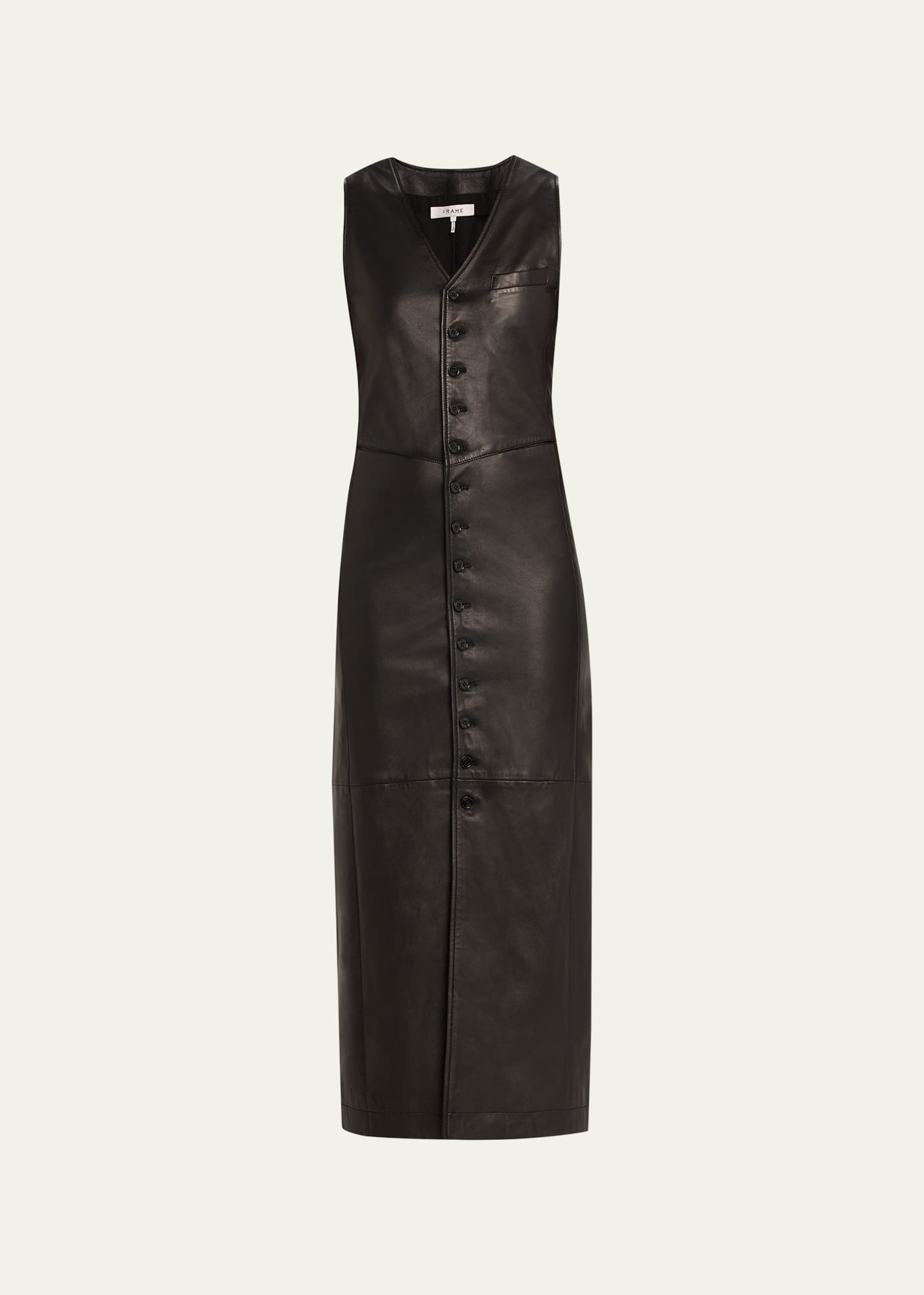 Shop Frame Godet Lurex Dress In Black