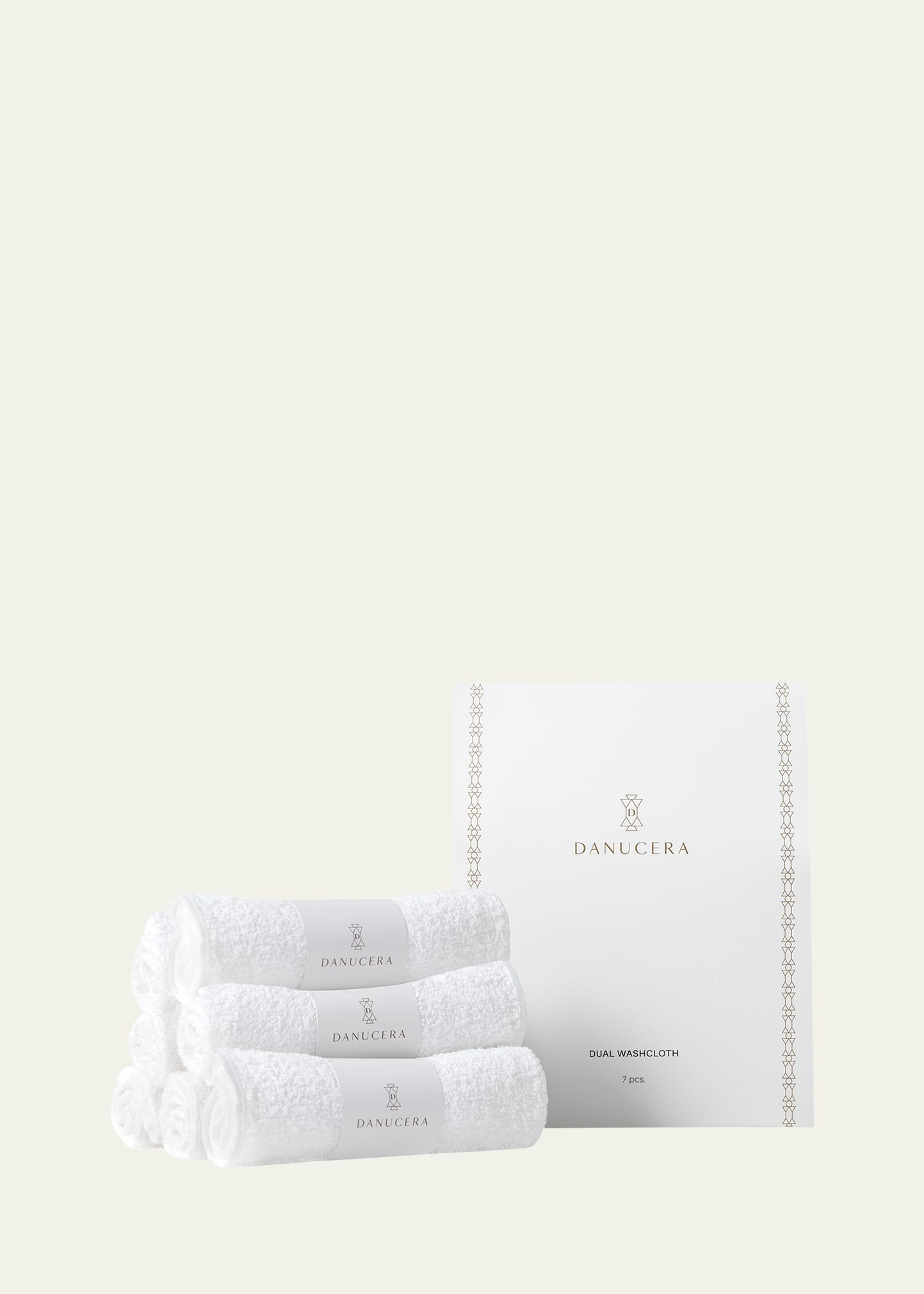Danucera Dual Washcloth, Seven Pack