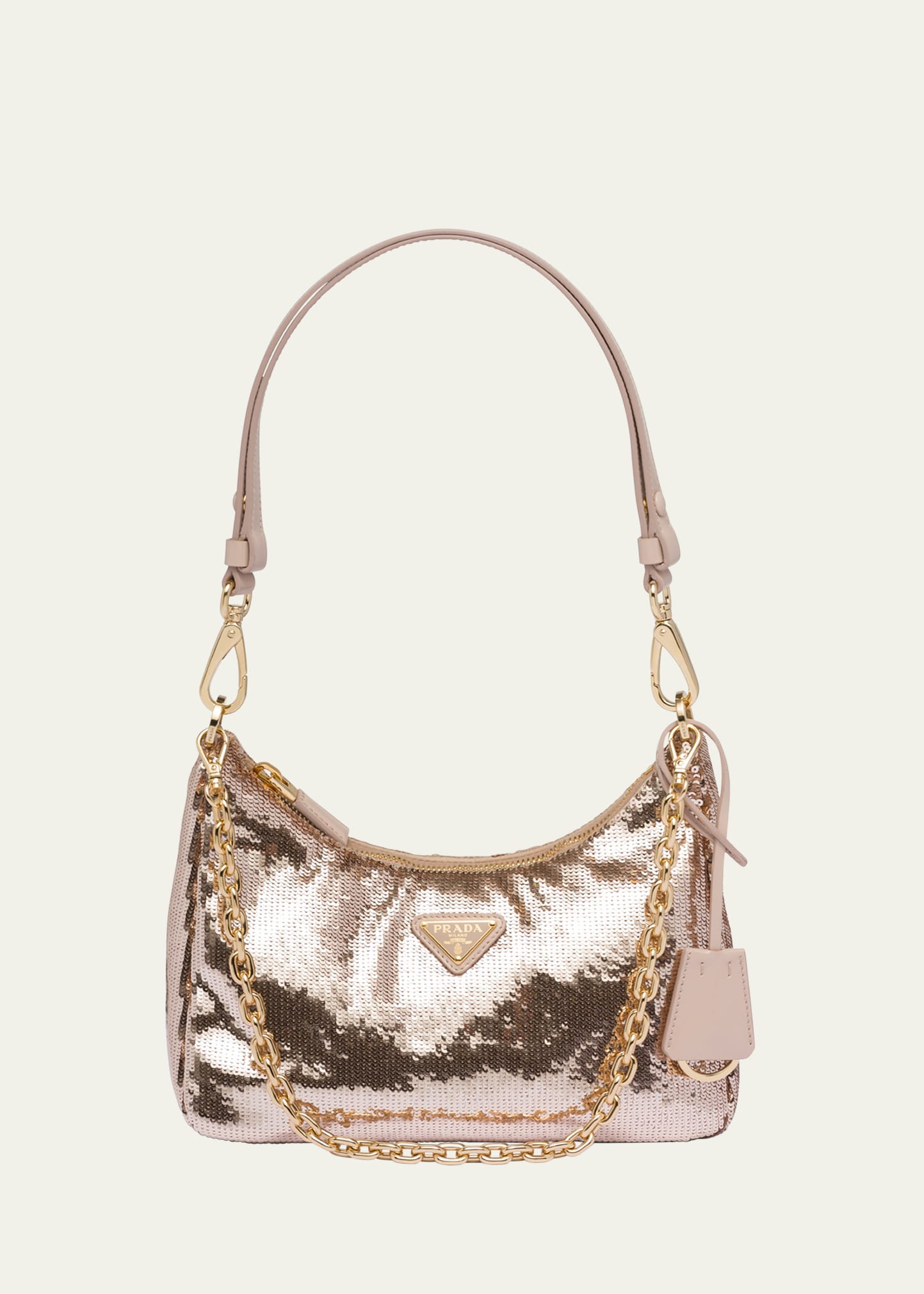 Sequin Pouch Shoulder Bag