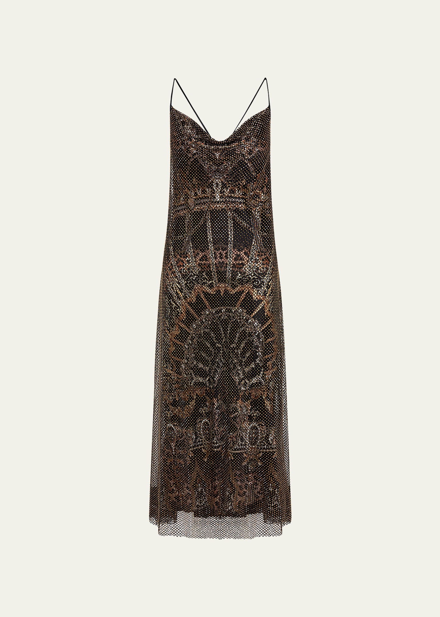 BIAS HALTER DRESS MASKED AT MOONLIGHT