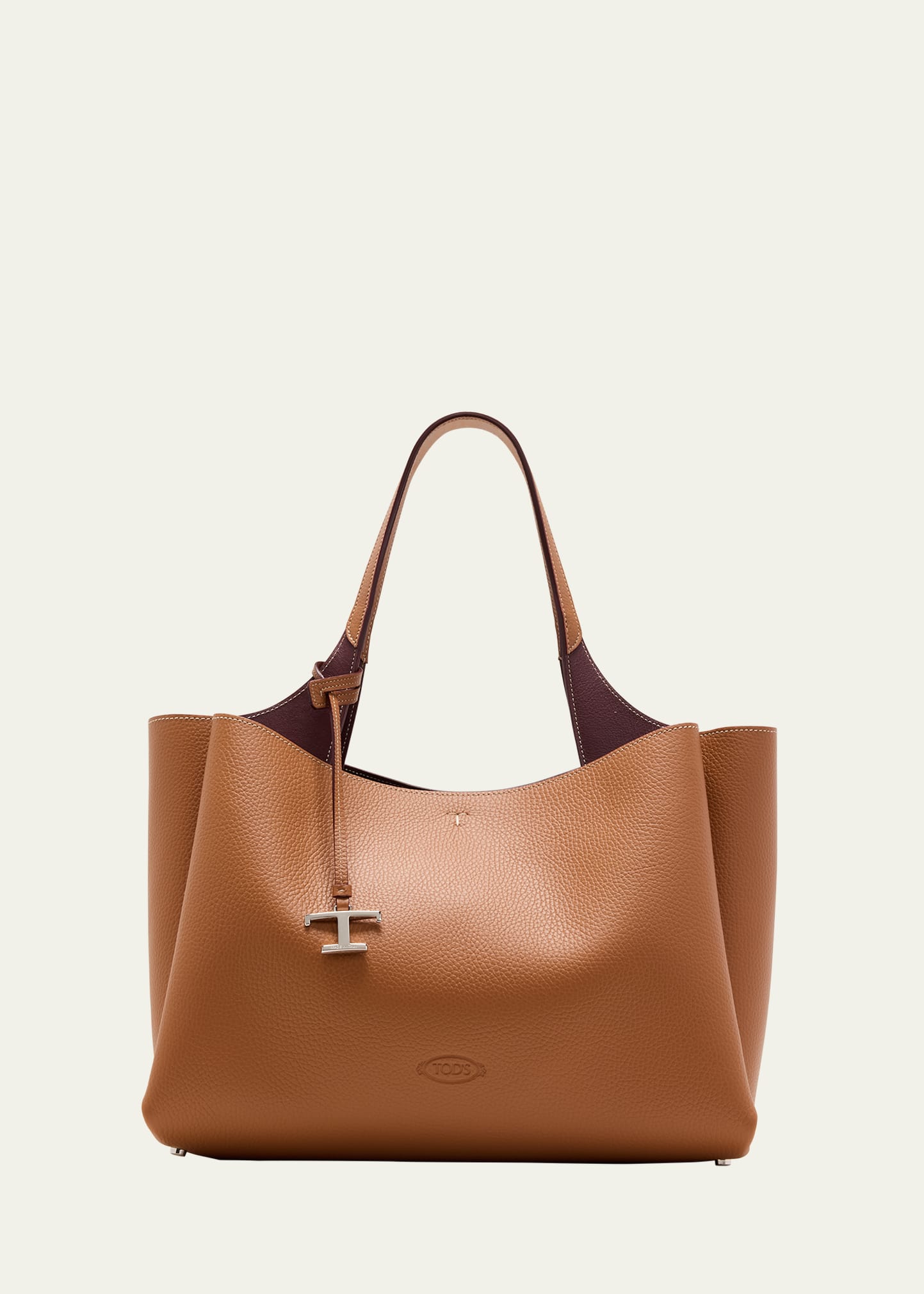 TOD'S MEDIUM APA LEATHER TOTE BAG