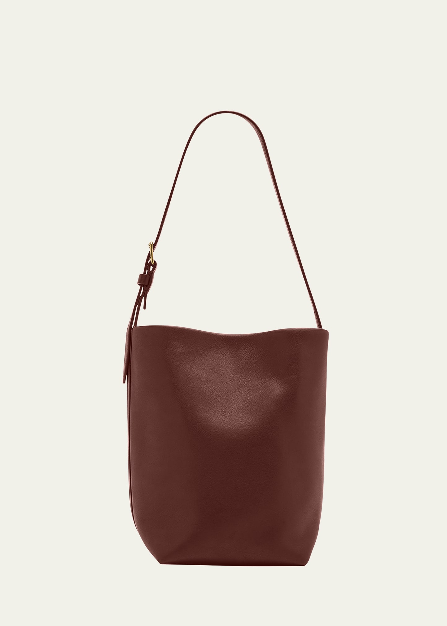 Shop The Row Park Small Calfskin Tote Bag In New Burgundy