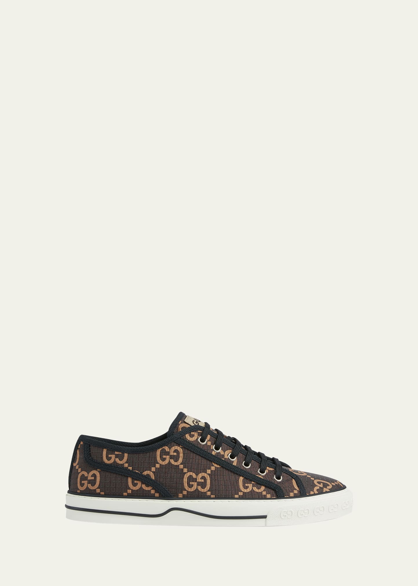 Gucci Tennis 1977 Low-top Sneakers In Dark Brown