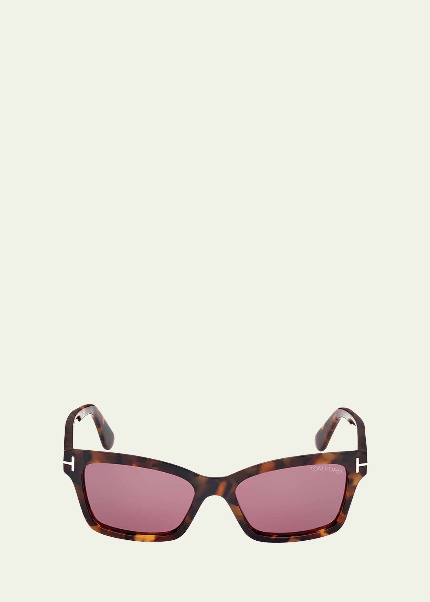 Shop Tom Ford Mikel Acetate Square Sunglasses In Shiny Vintage Hav