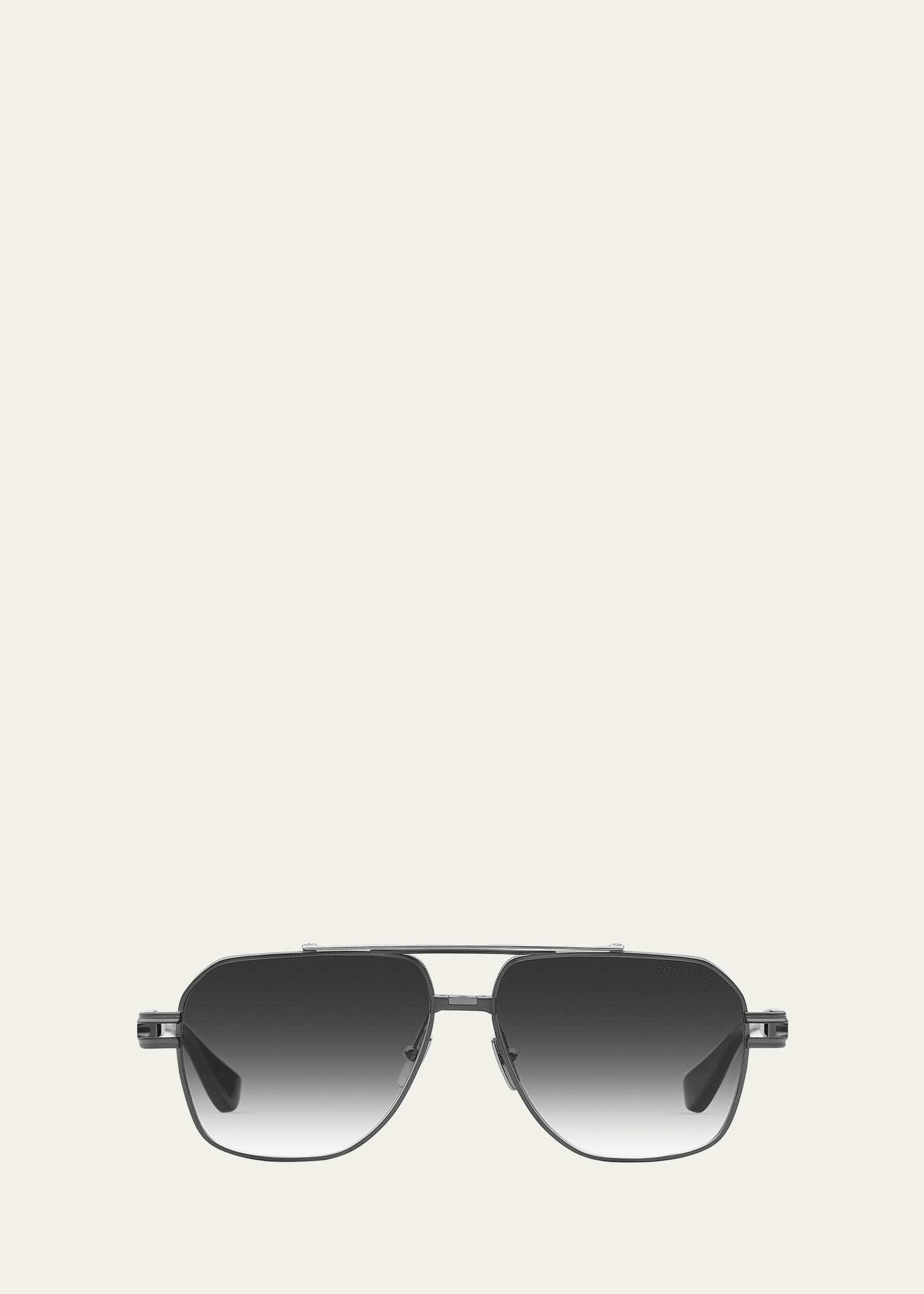 Dita Men's Kudru Titanium Aviator Sunglasses In Black Iron - Yell