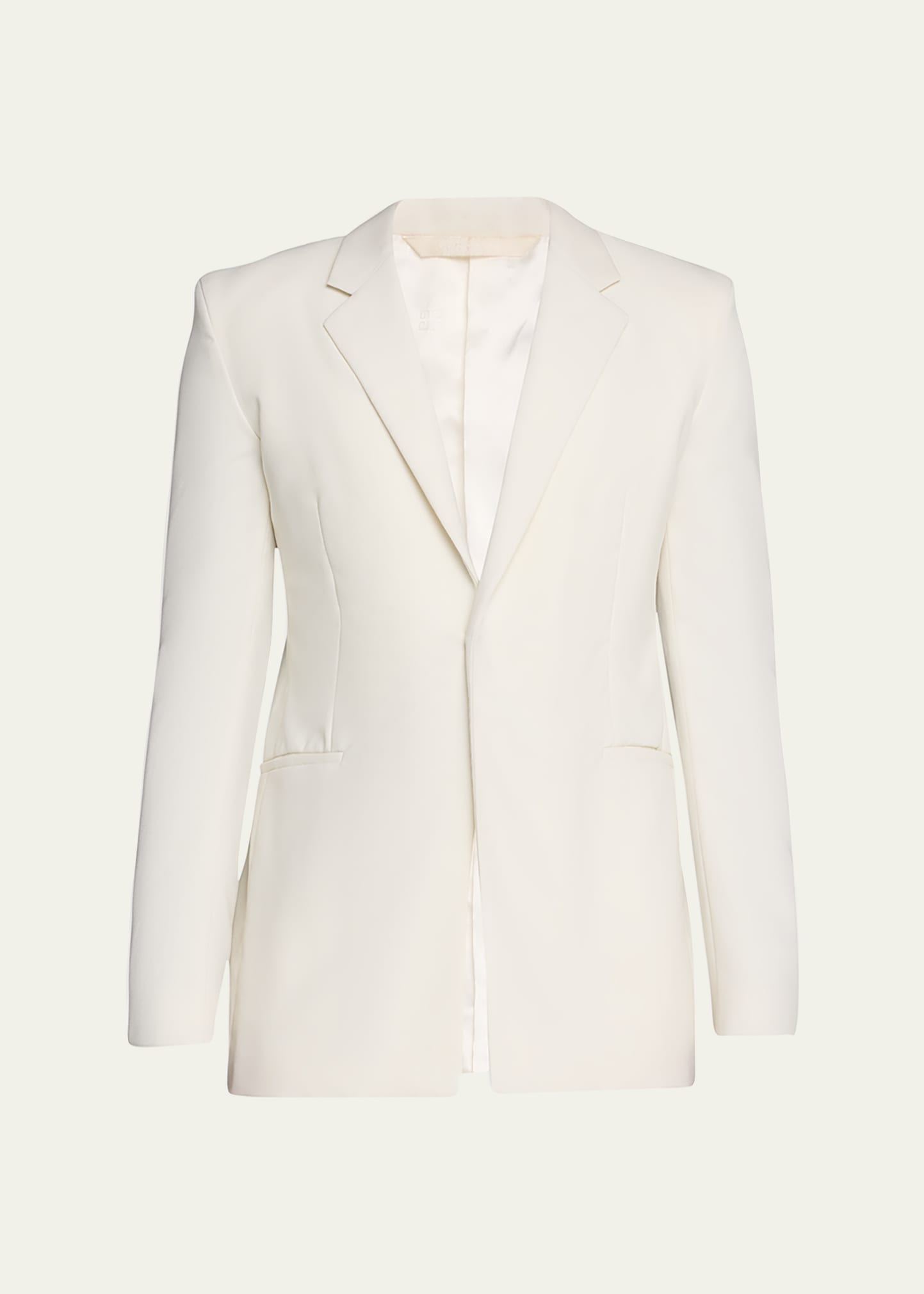 Givenchy Men's Extra-fitted Dinner Jacket In White