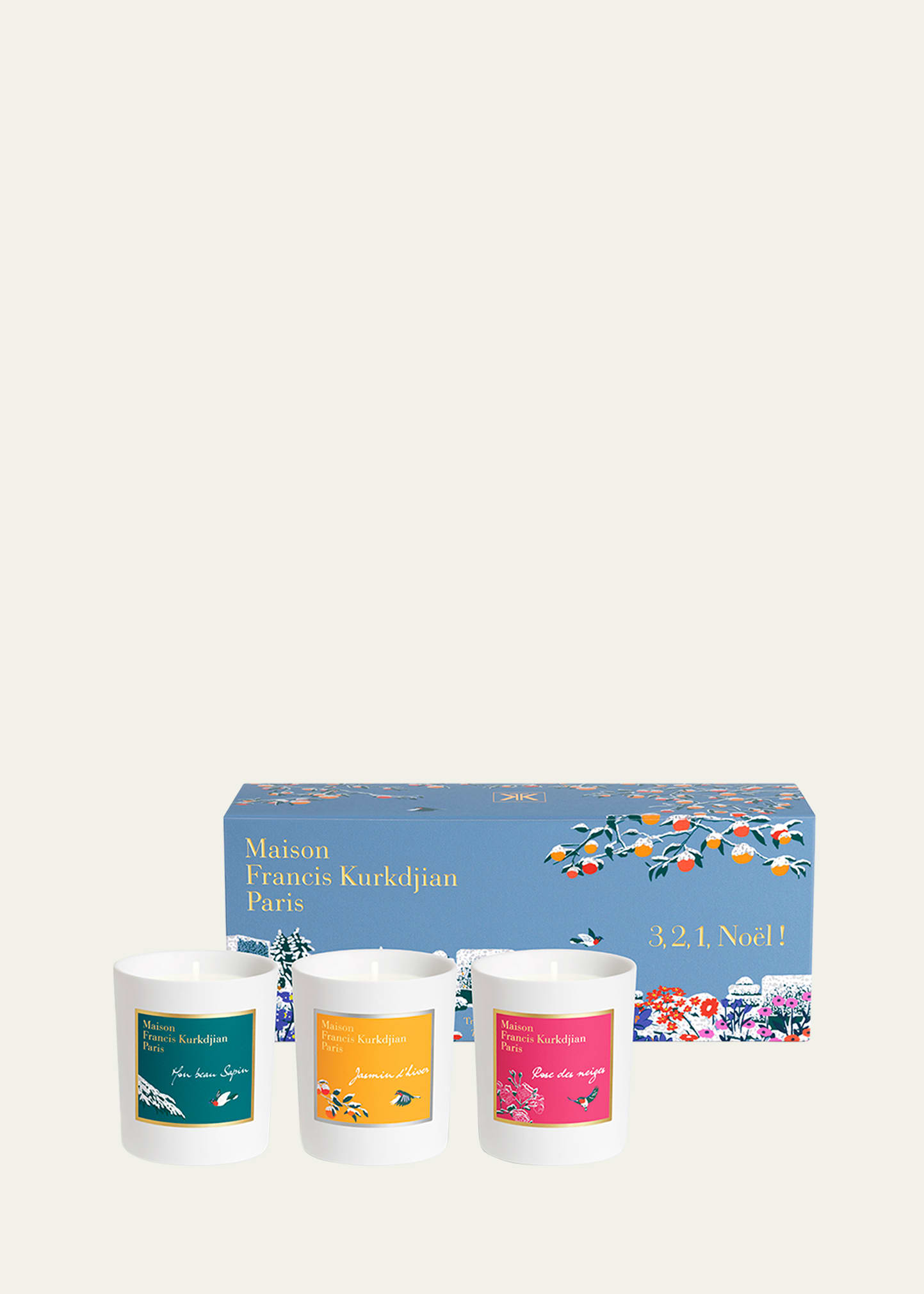 Maison Francis Kurkdjian Trio Candle Set, 3 X 95 G