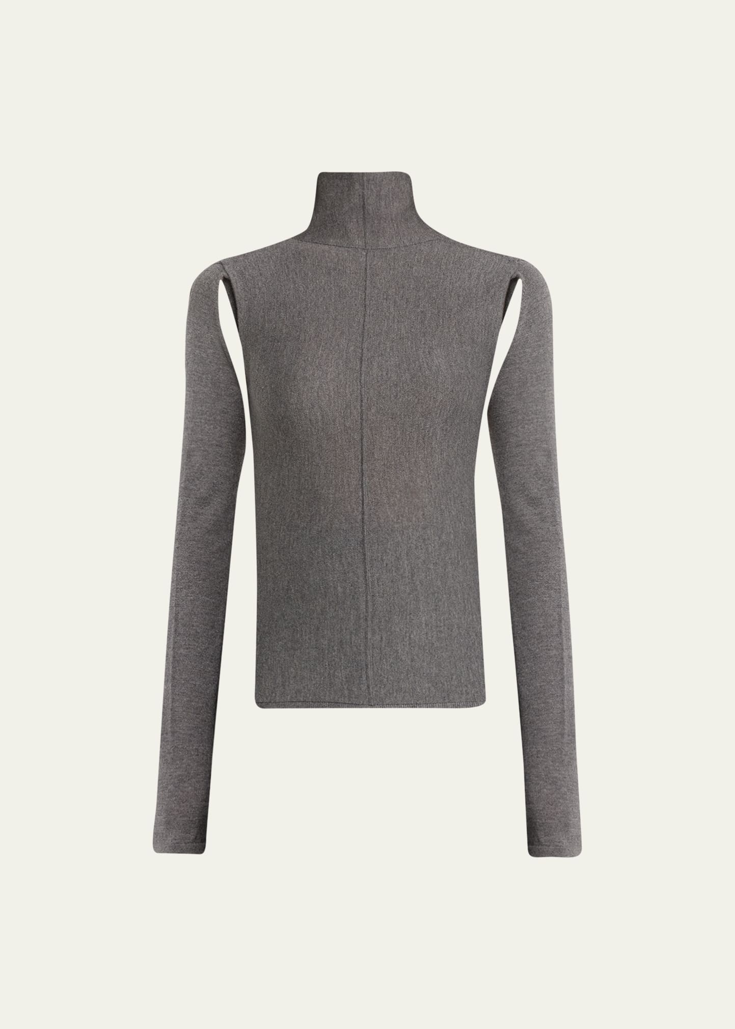 Khaite The Marlowe Wool Sweatshirt In Grau