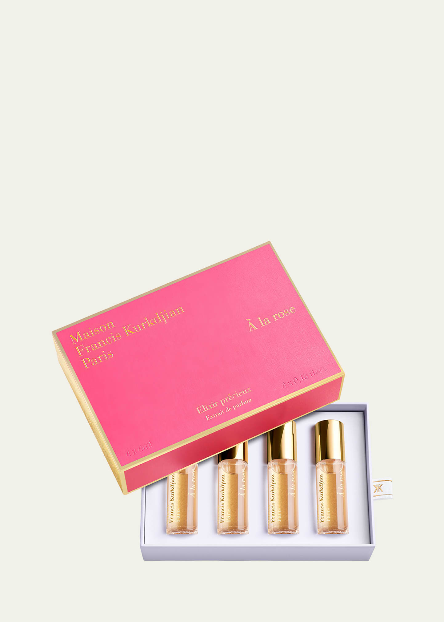 Maison Francis Kurkdjian A La Rose Precious Elixirs, 4 X 4 ml In White