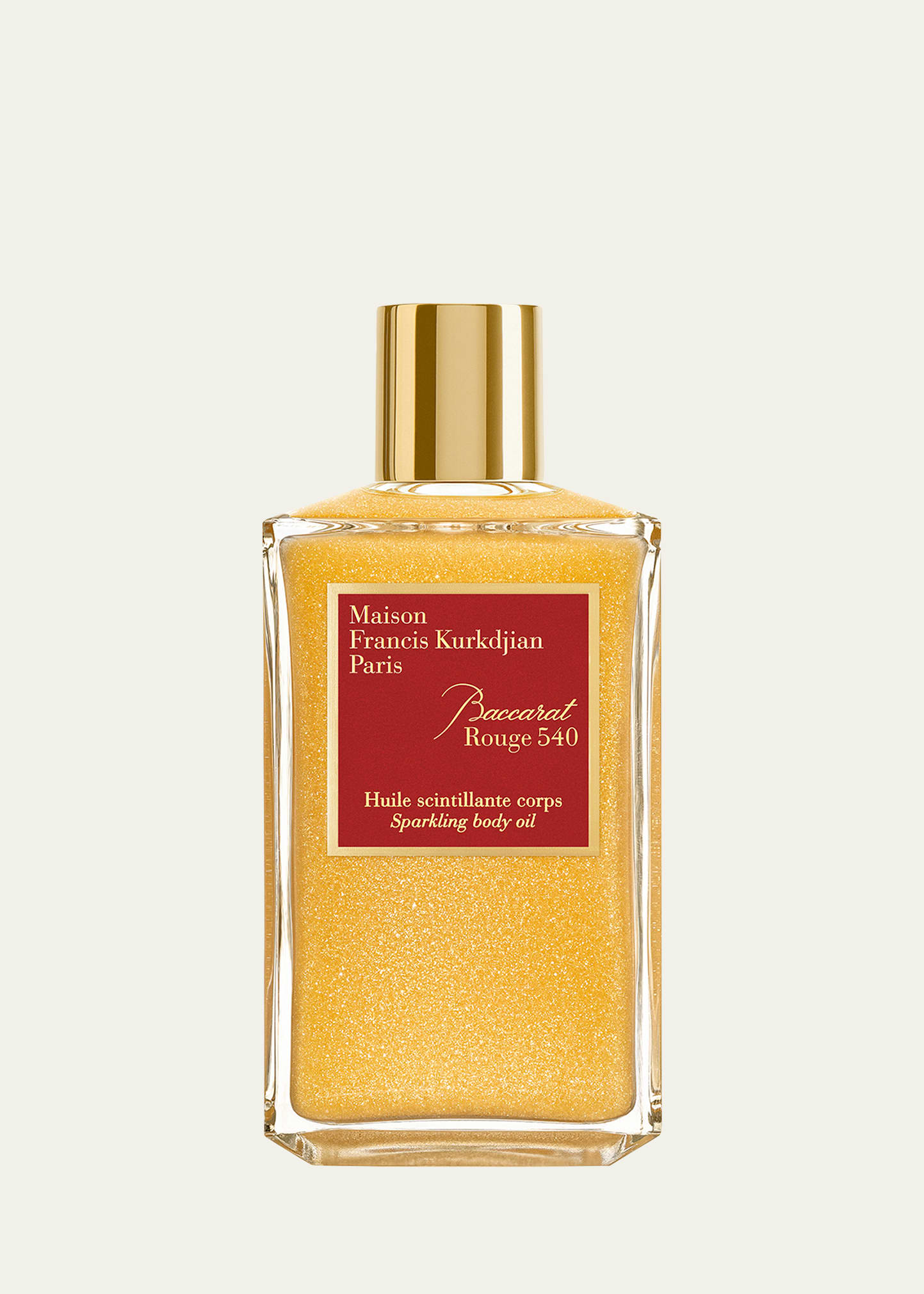 Maison Francis Kurkdjian Baccarat Rouge 540 Scented Sparkling Body Oil, 6.8 Oz. In White