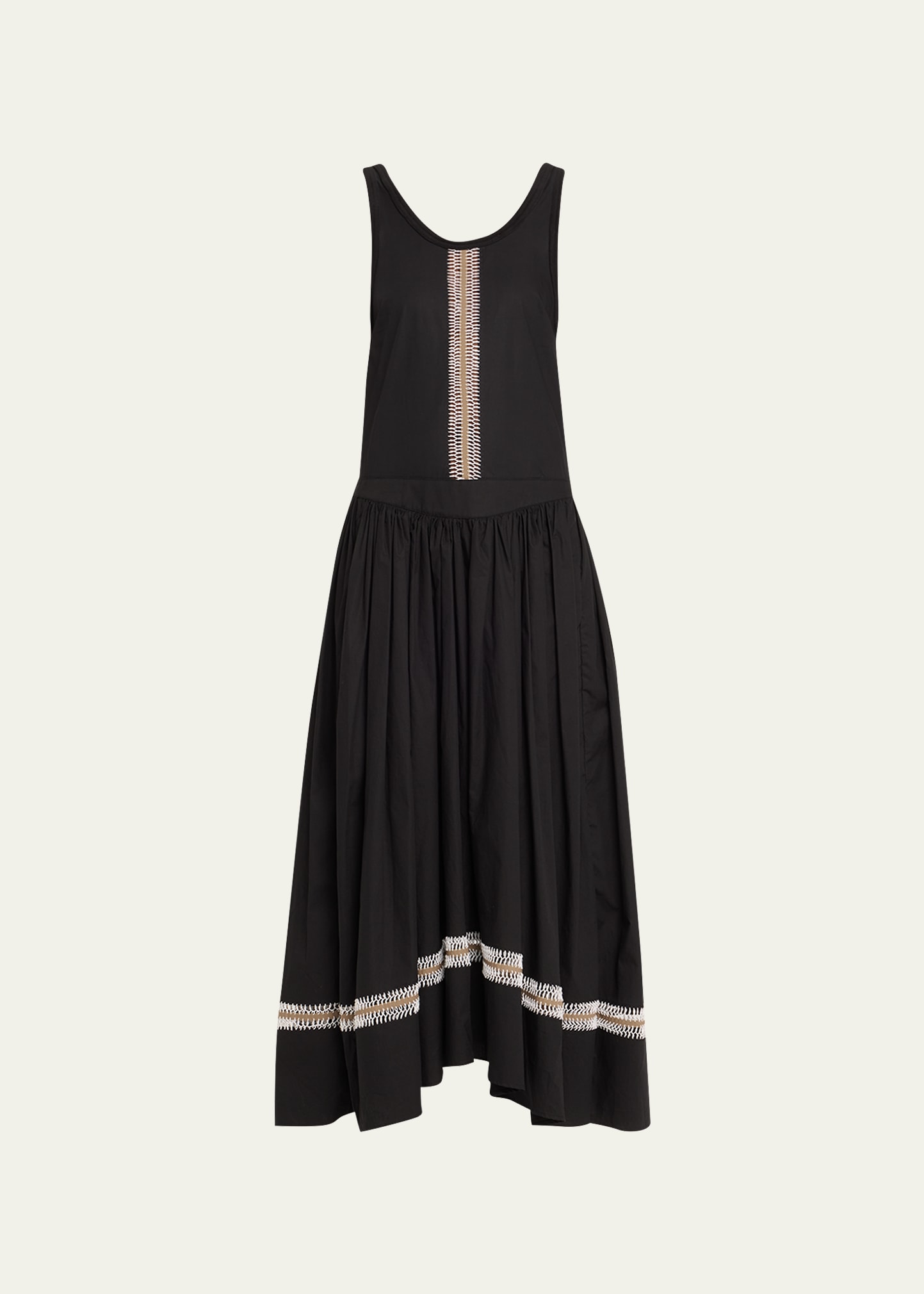 Diotima Pocomania Stitched Maxi Dress In Black