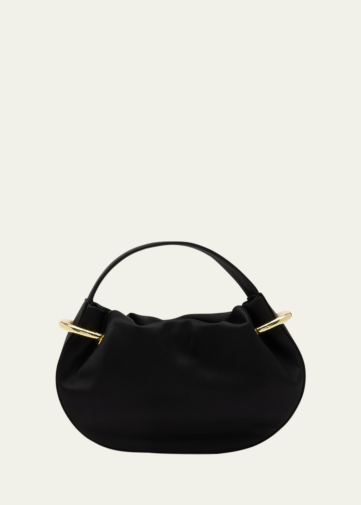 Tilda Mini Ruched Top-Handle Bag