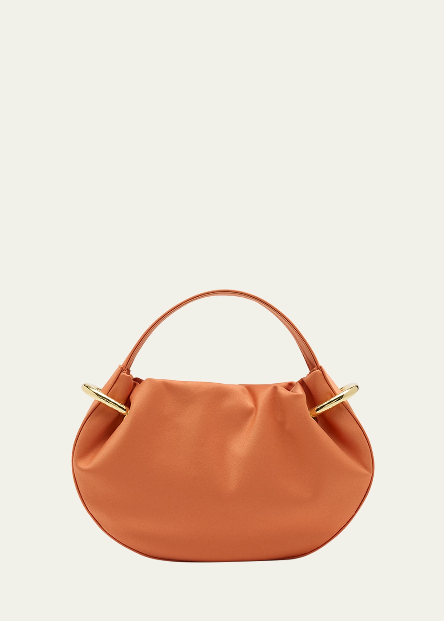 Tilda Mini Ruched Top-Handle Bag